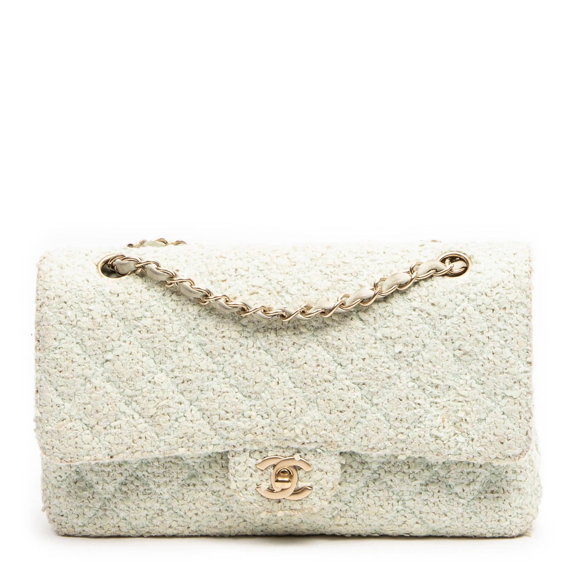 Tweed Classic Medium Double Flap 