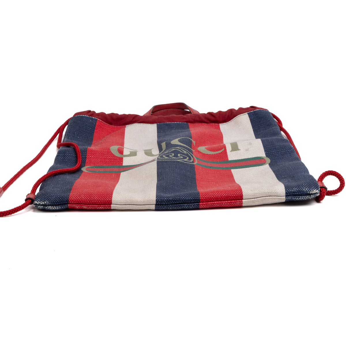Striped Drawstring Backpack