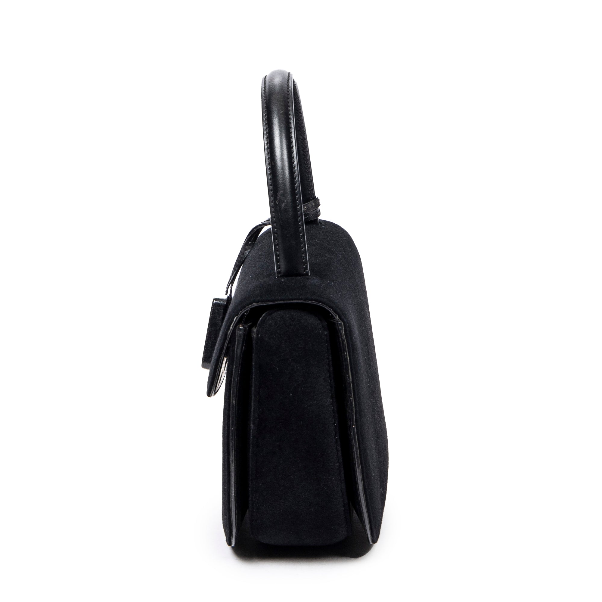 Small Top Handle Flap Satchel 