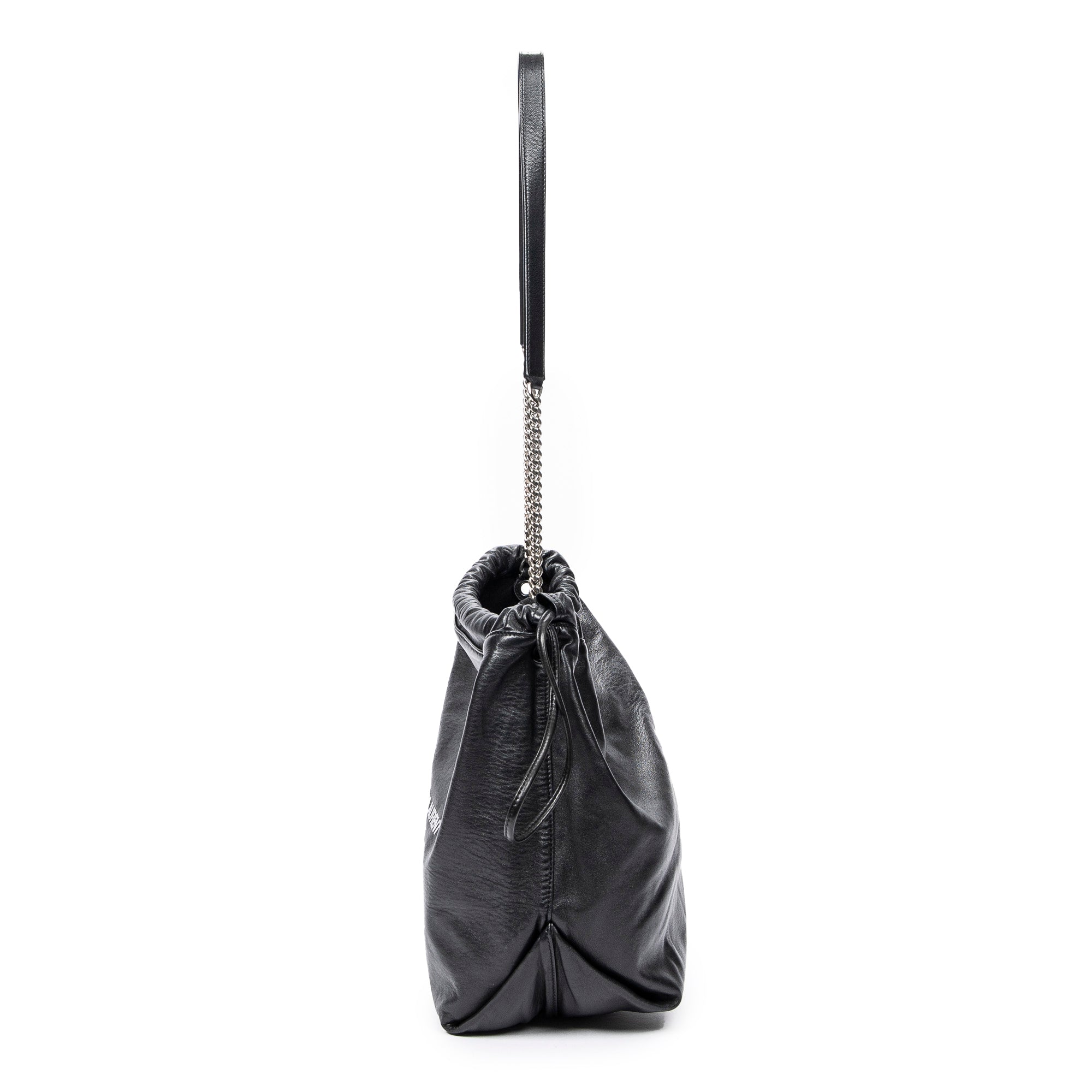 Small Teddy Drawstring Bucket Bag 