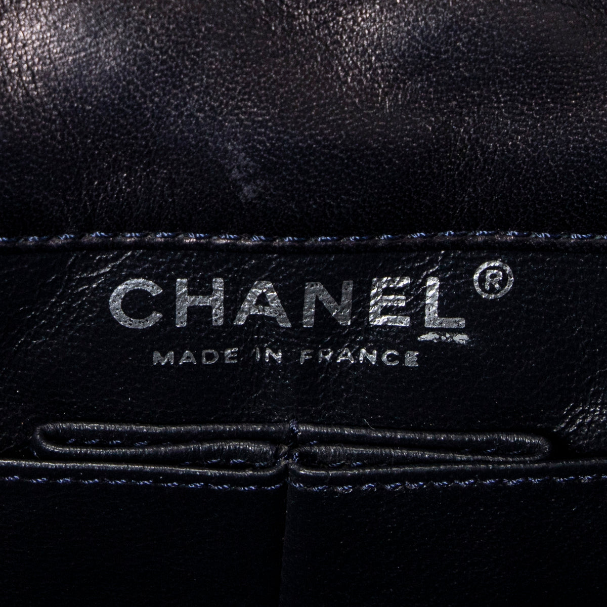 Medium Sequin Stripe Double Flap