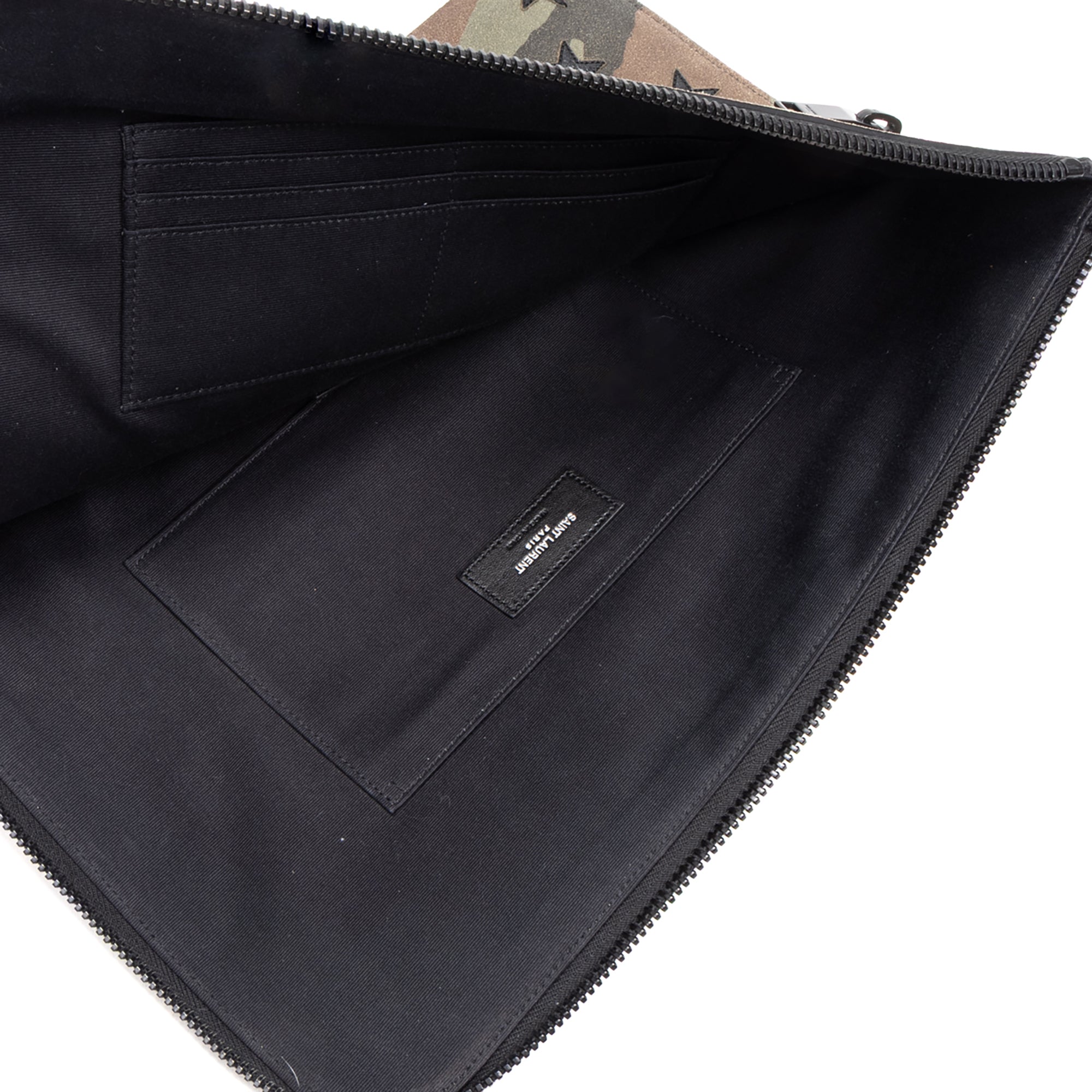 Portfolio Camouflage Zip Clutch 