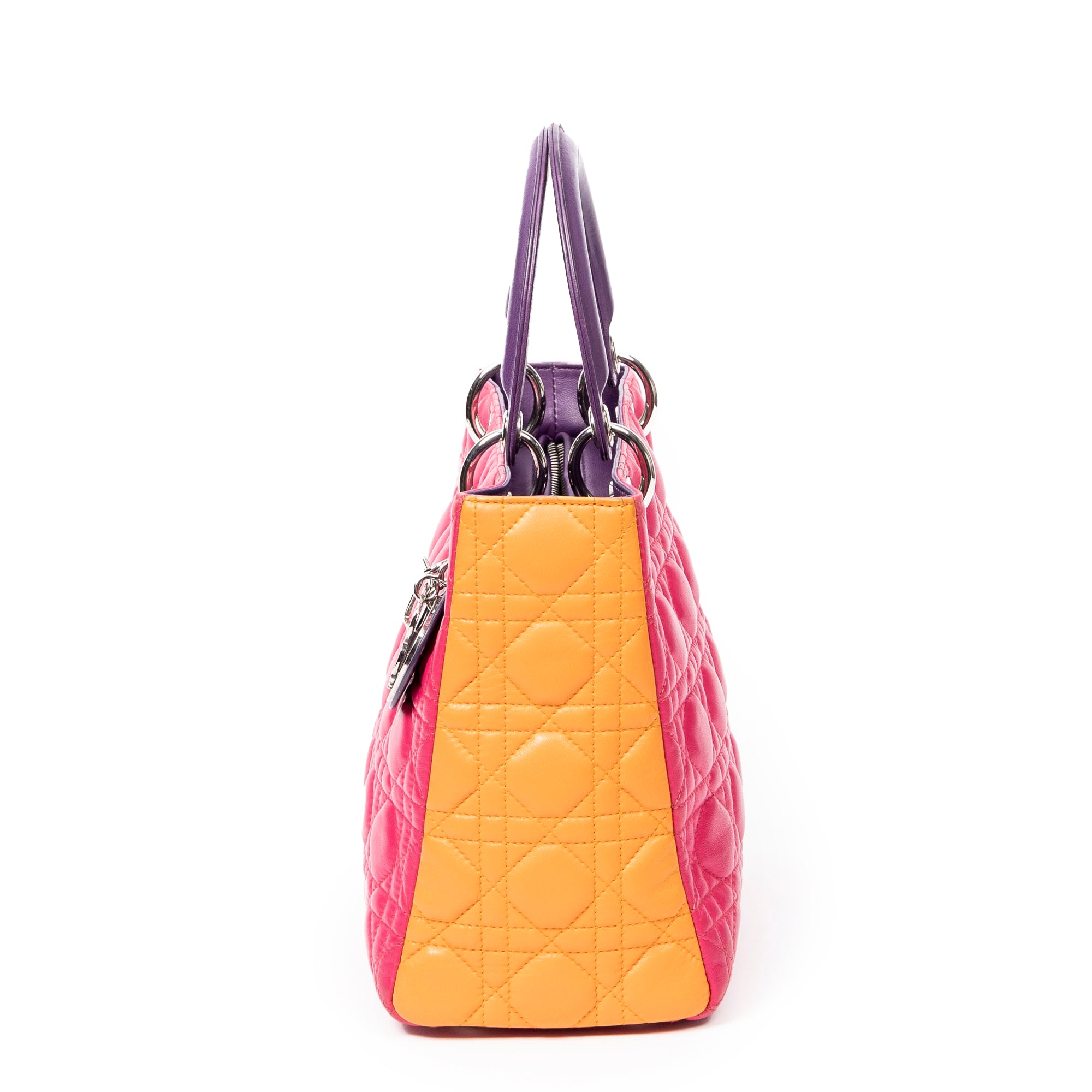 Medium Tricolor Lady Dior 