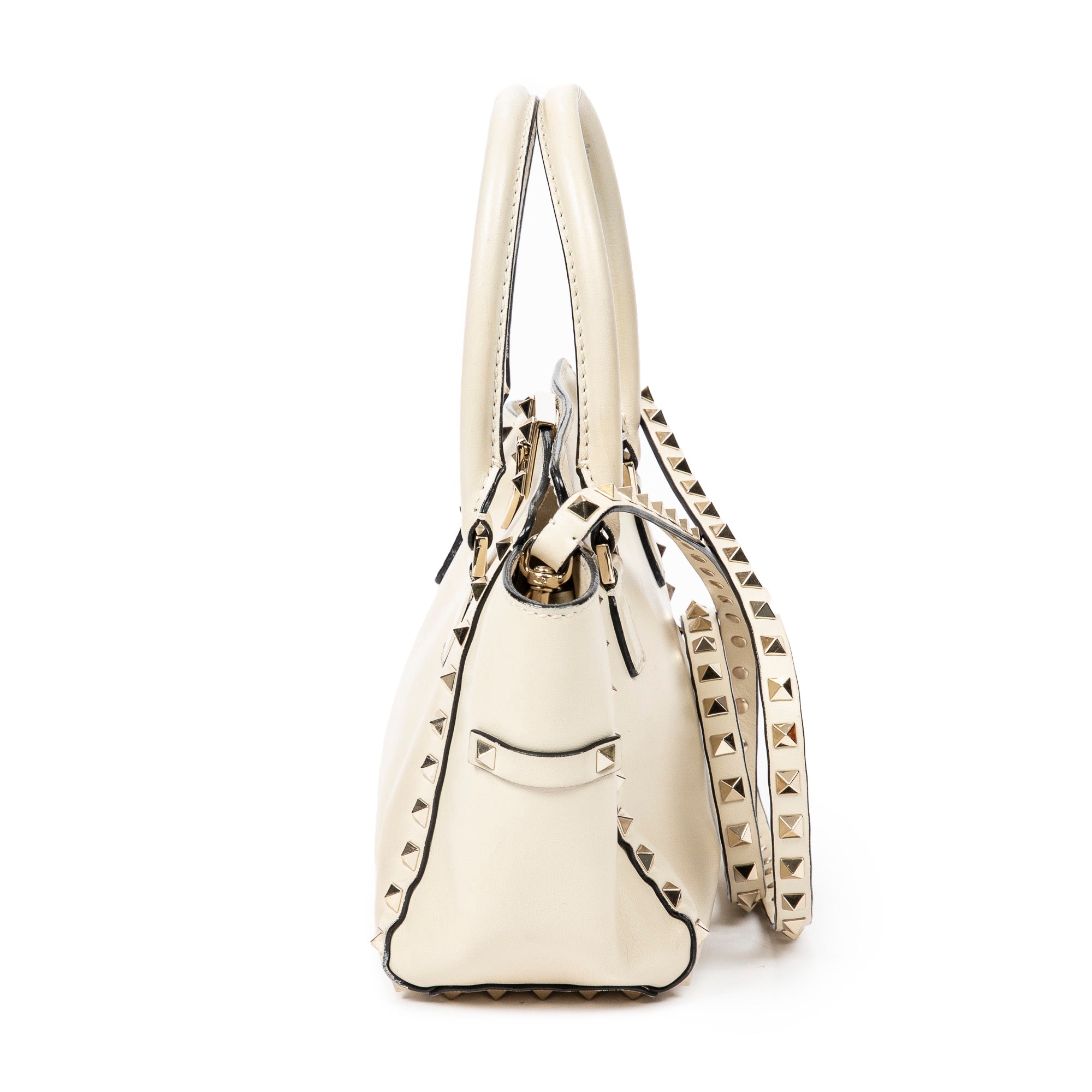 Mini Rockstud Trapeze Tote 