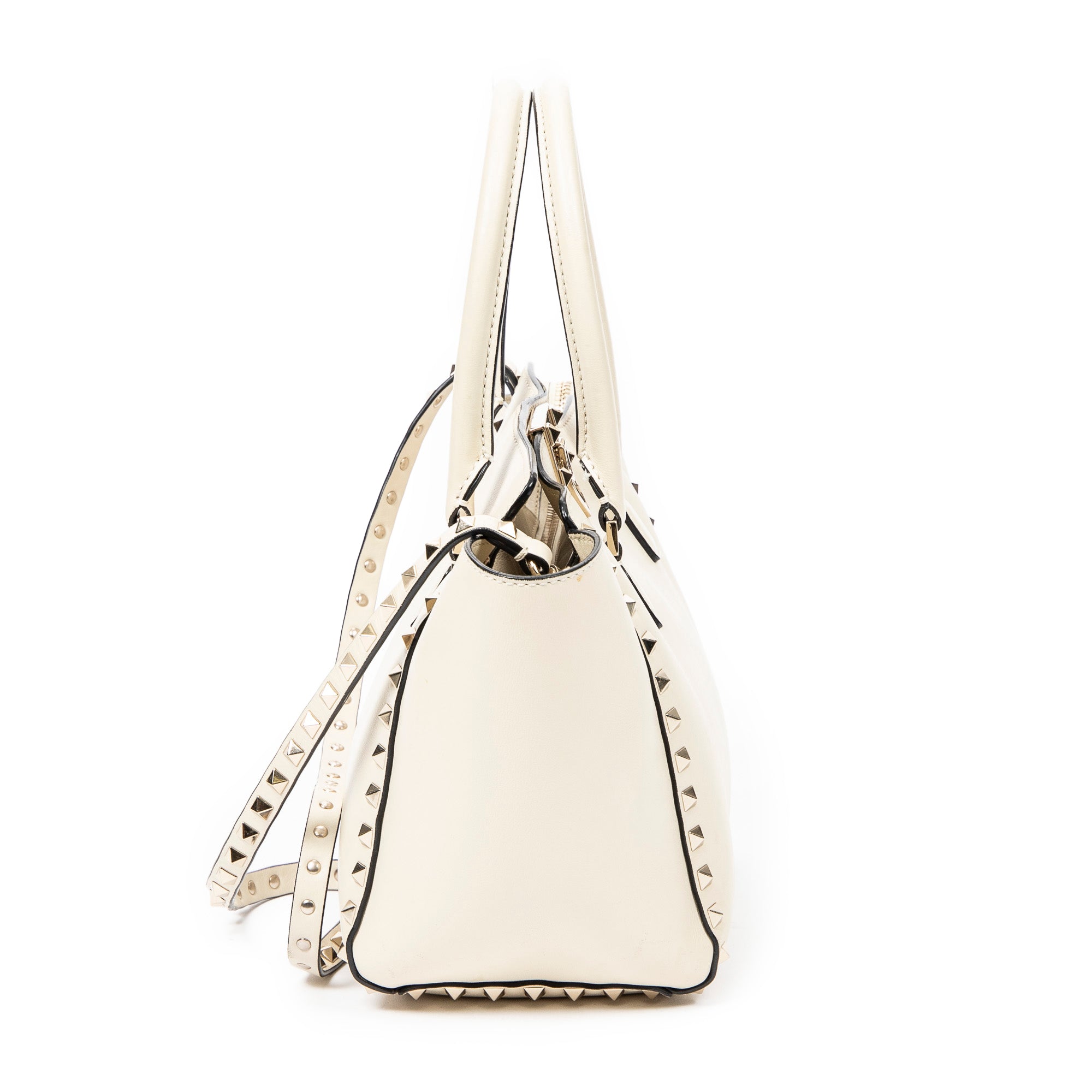Small Convertible Rockstud Tote 