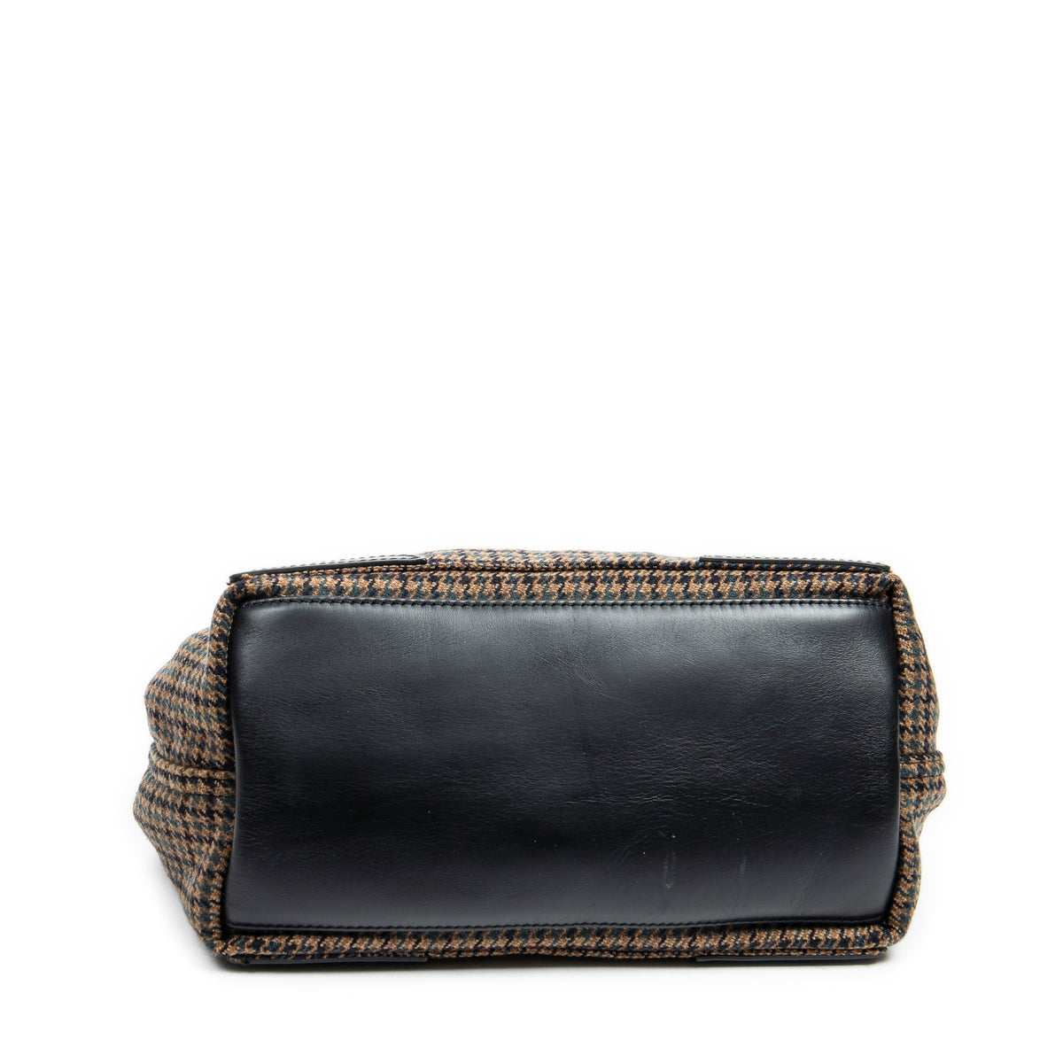 Small Wool Navy Cabas
