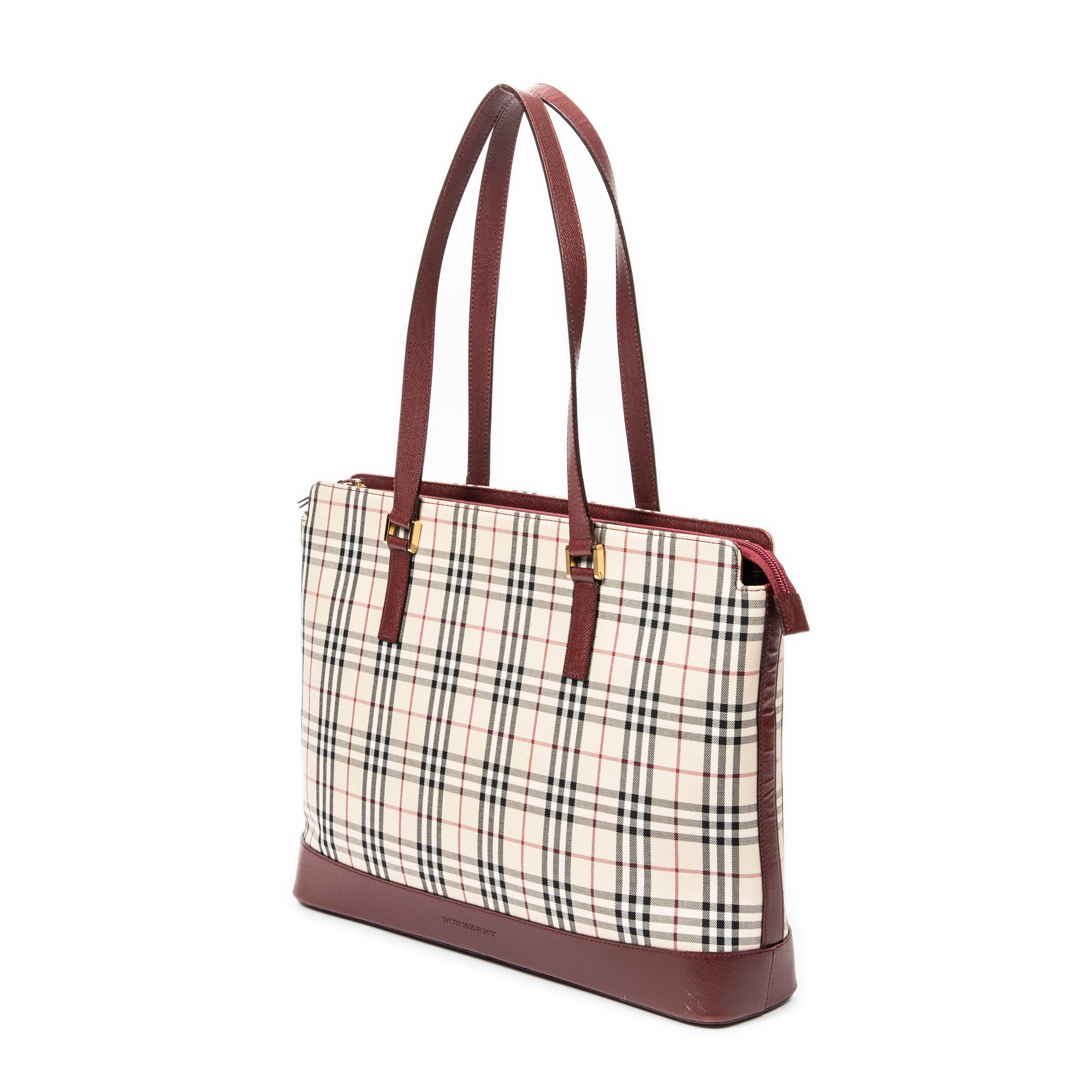 Large Zip Shopping Tote 