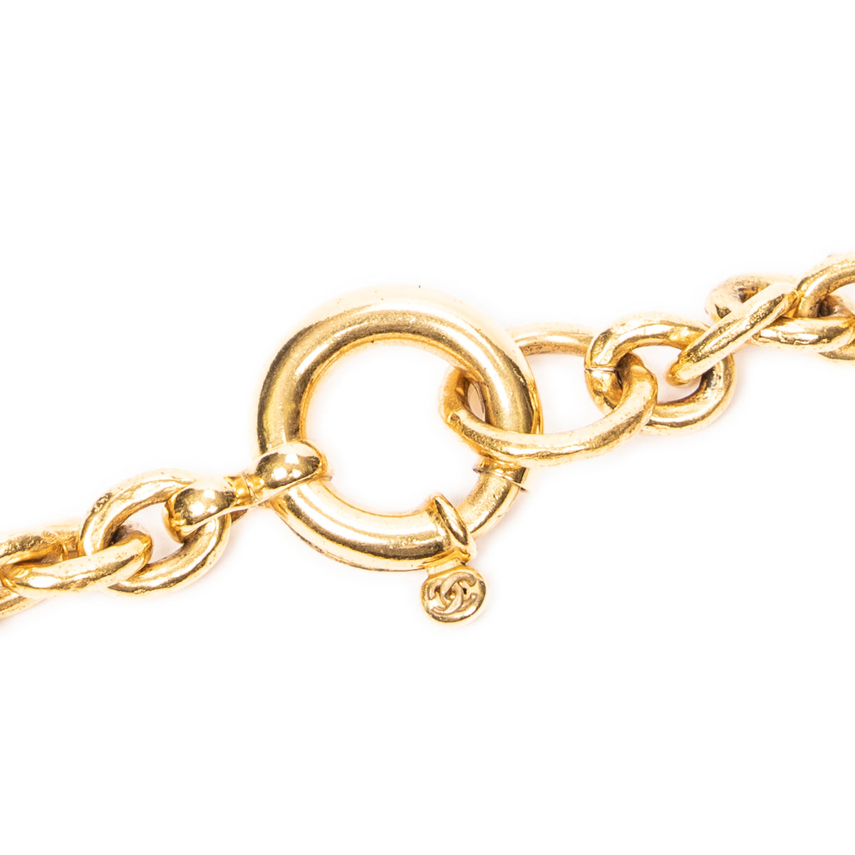 3 CC Pendant Chain Necklace