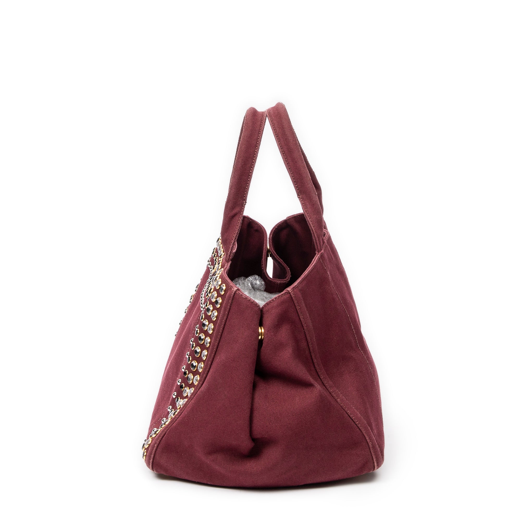 Large Studded Canapa Tote 