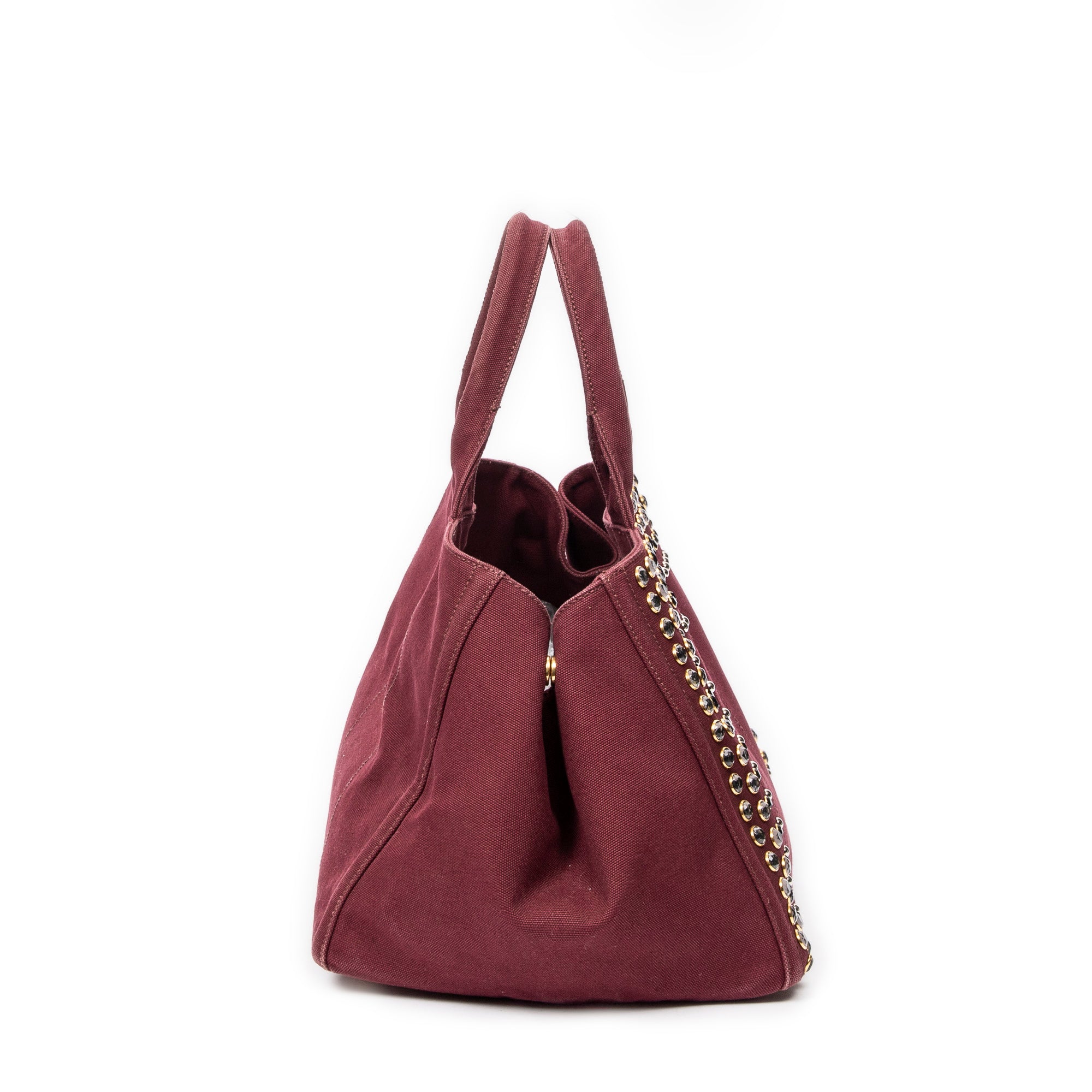 Large Studded Canapa Tote 