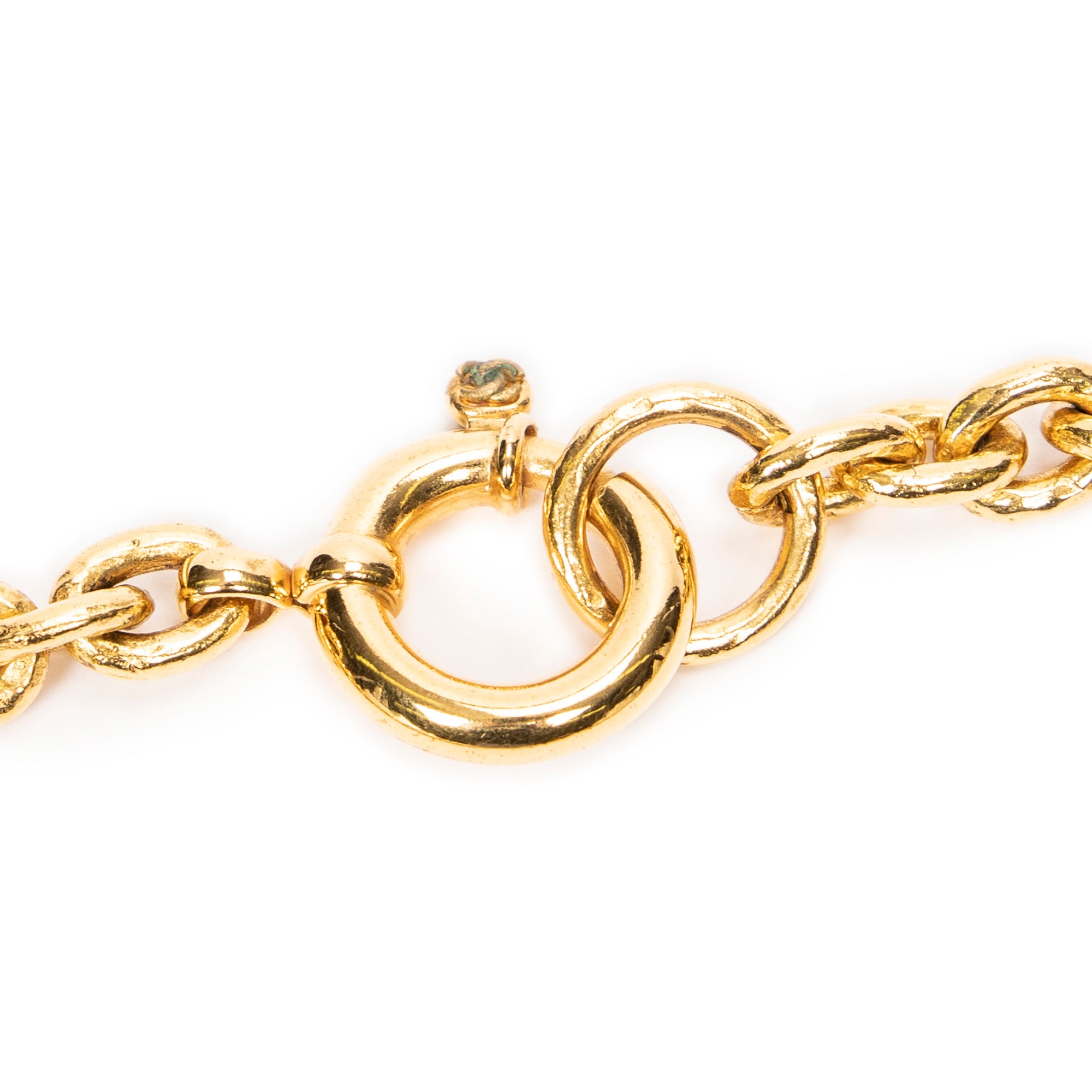 Triple CC Pendant Necklace 