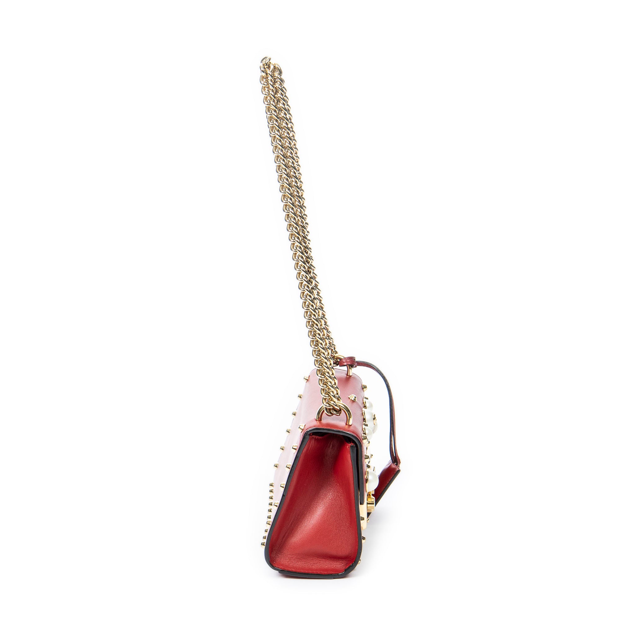 Small Studded Padlock Crossbody 