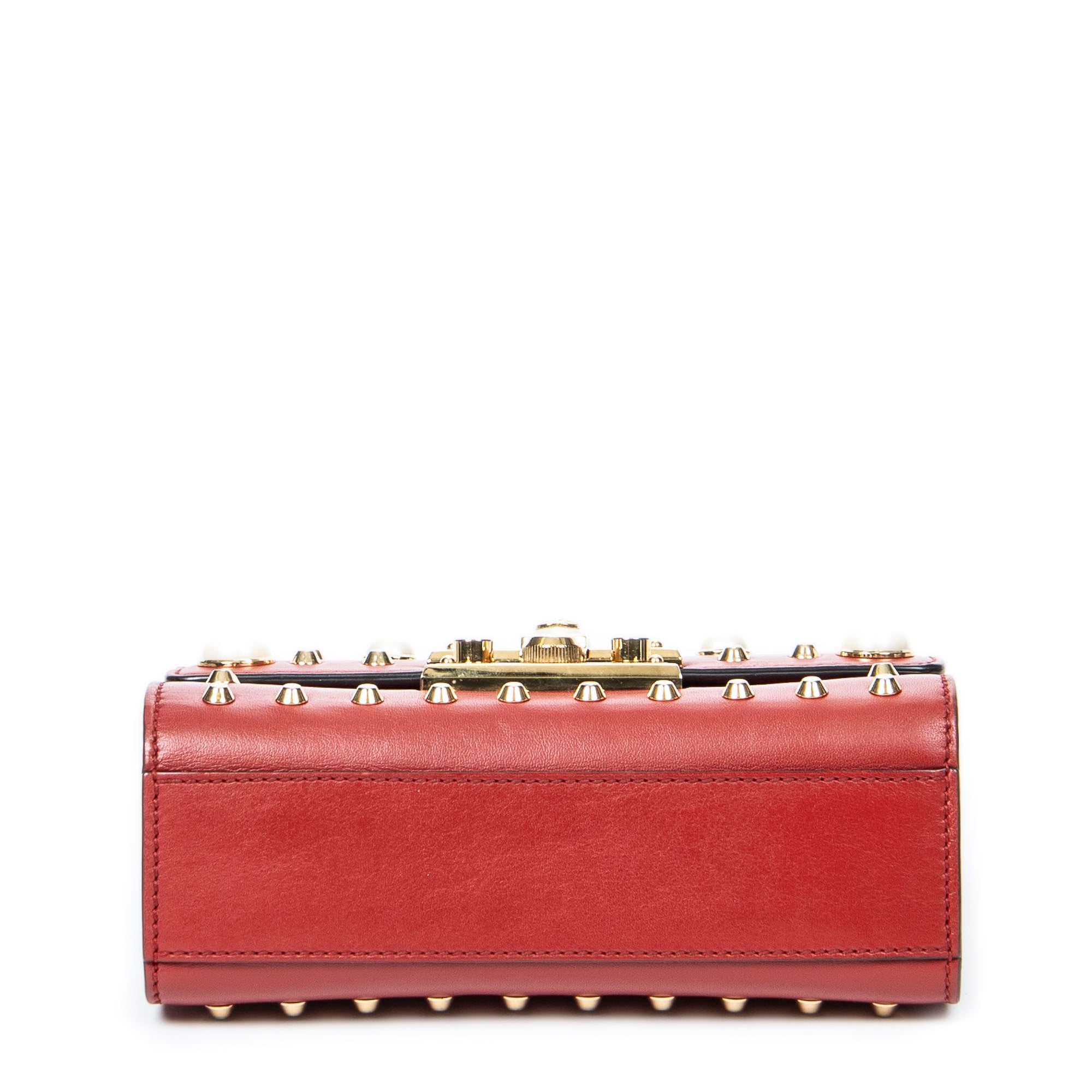 Small Studded Padlock Crossbody 