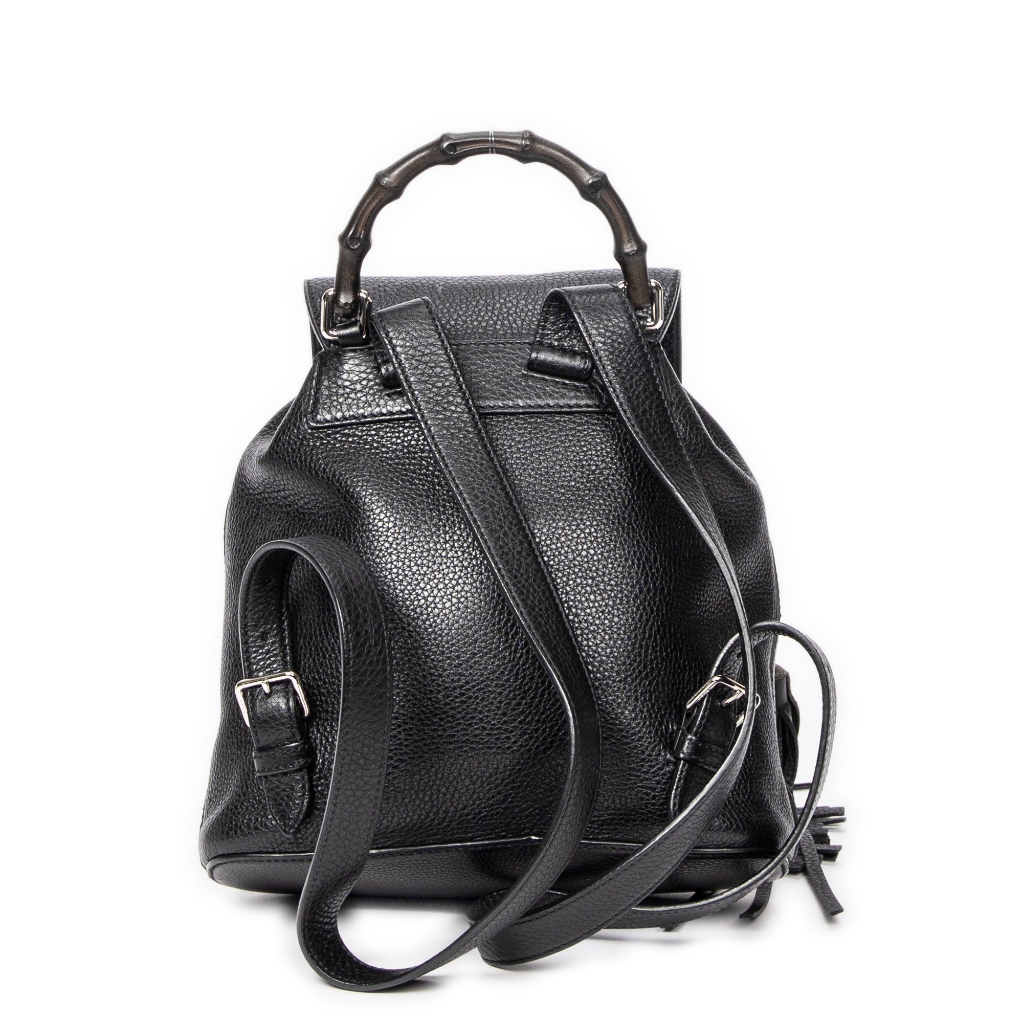 Small Bamboo Tassel Backpack 