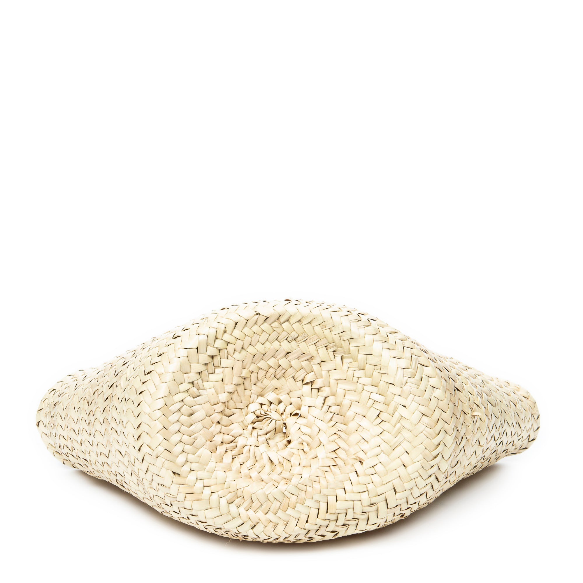 Medium Raffia Basket Tote 