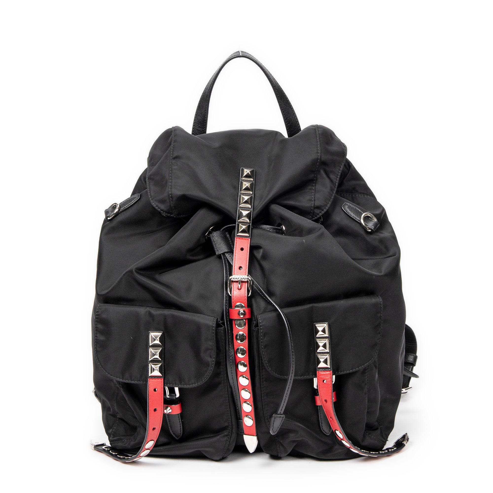 Studded Drawstring Backpack 