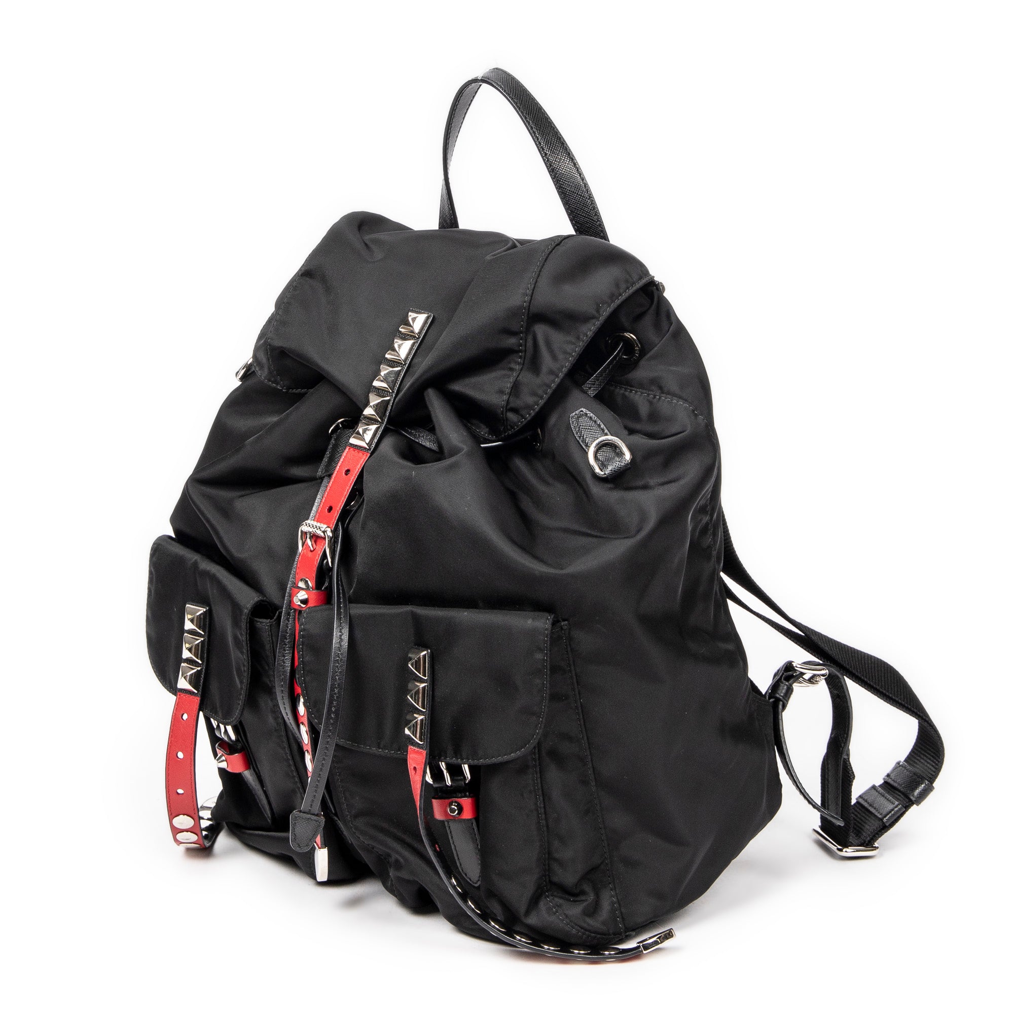Studded Drawstring Backpack 
