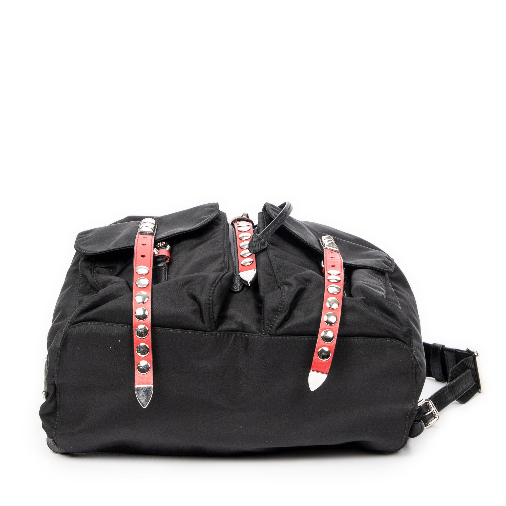Studded Drawstring Backpack 