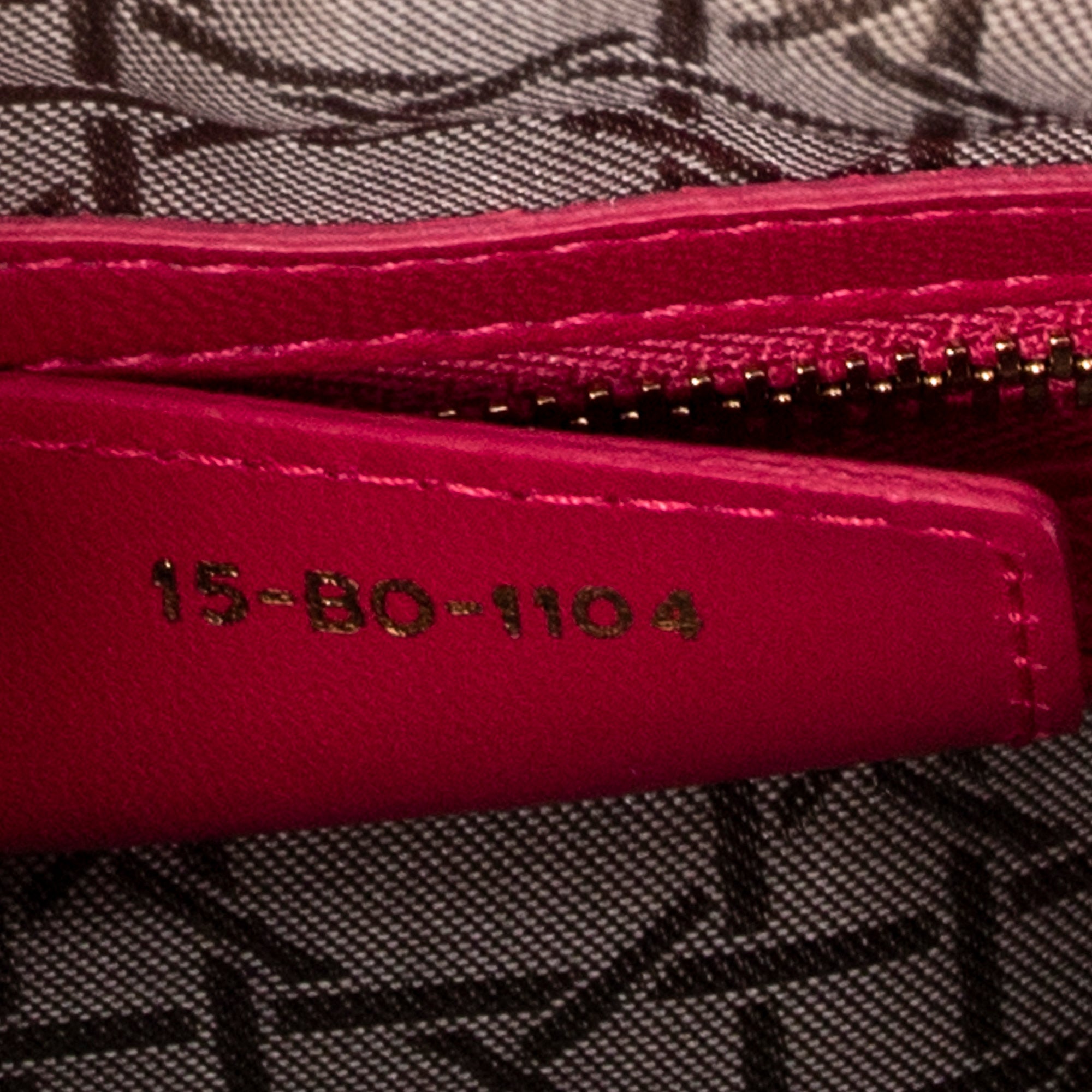 Medium Lady Dior Zip 