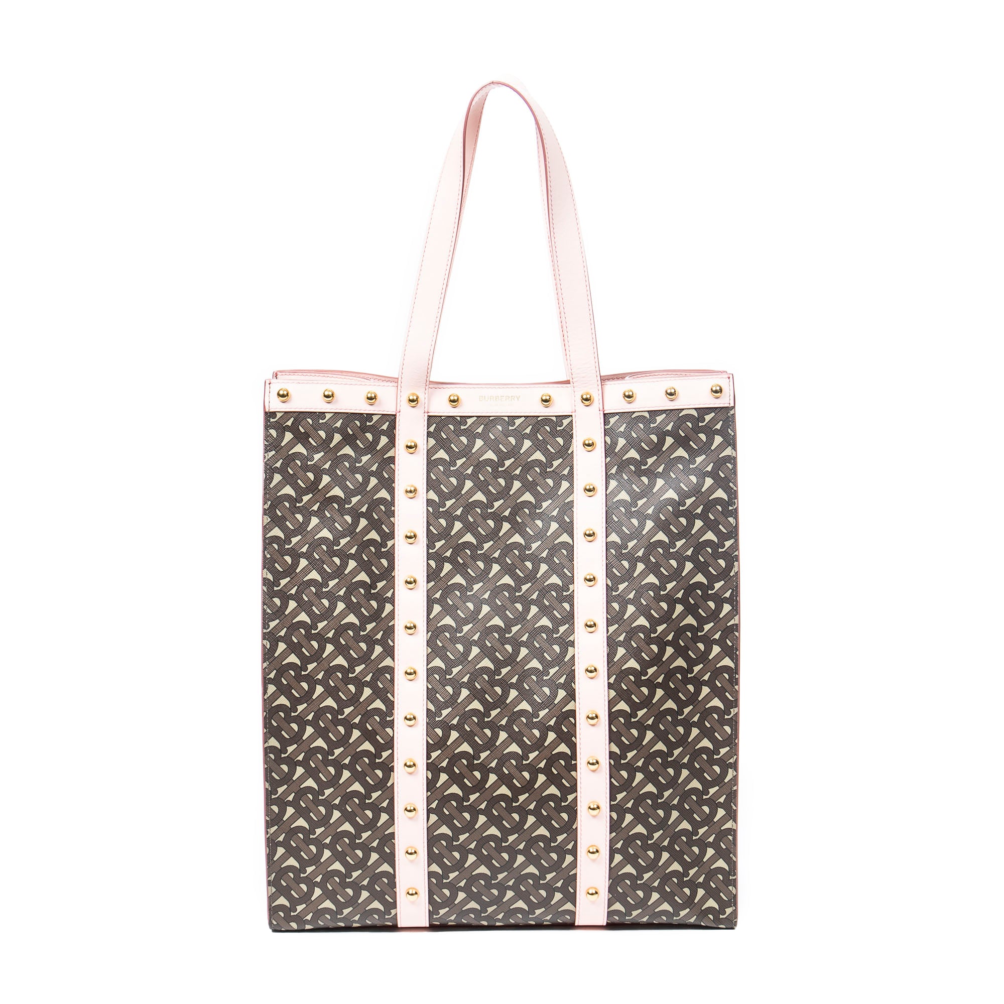 Studded Vertical Book Tote 