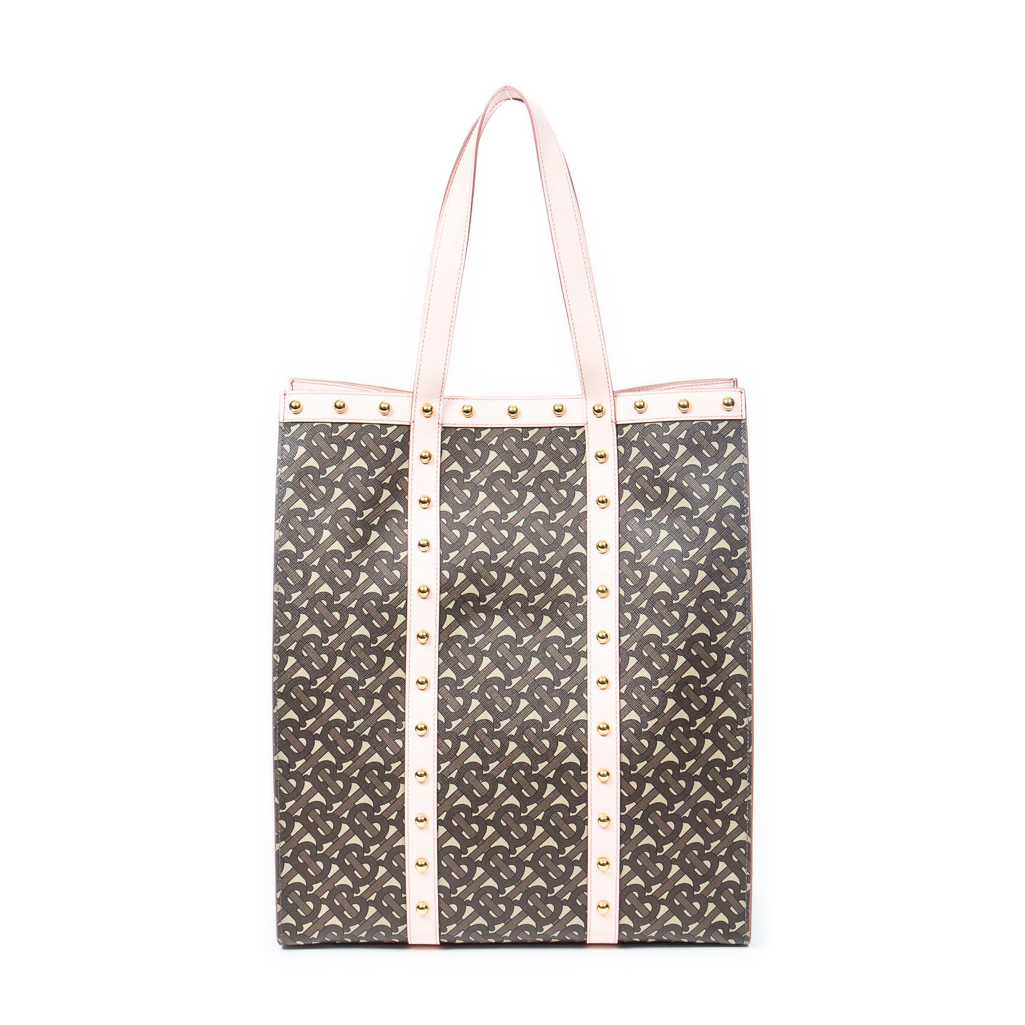 Studded Vertical Book Tote 