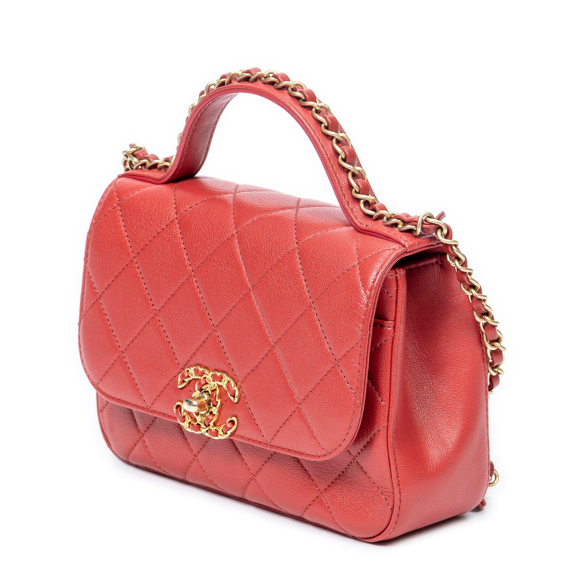 Small Chain Infinity Top Handle 