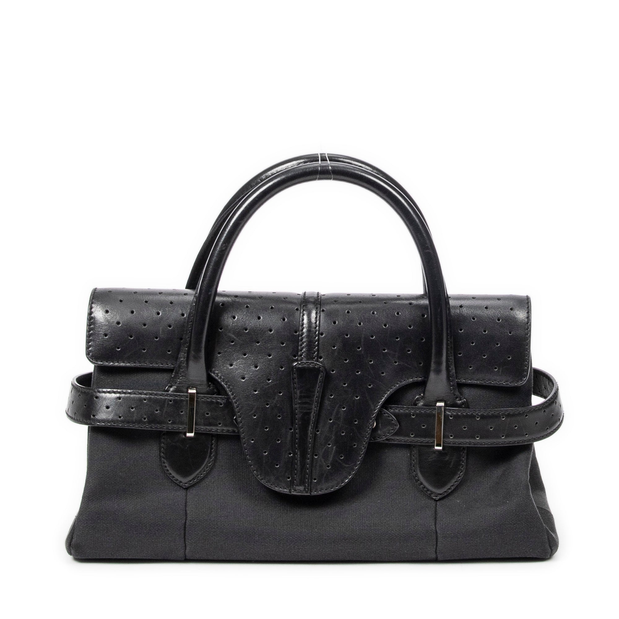 GG Reins Rectangular Top Handle Flap 