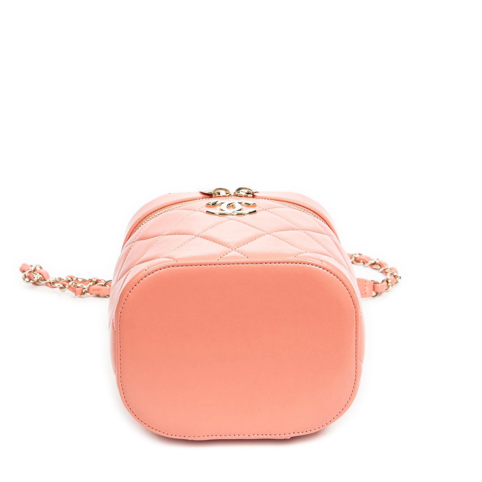 Top Handle Vanity Case with Chain 