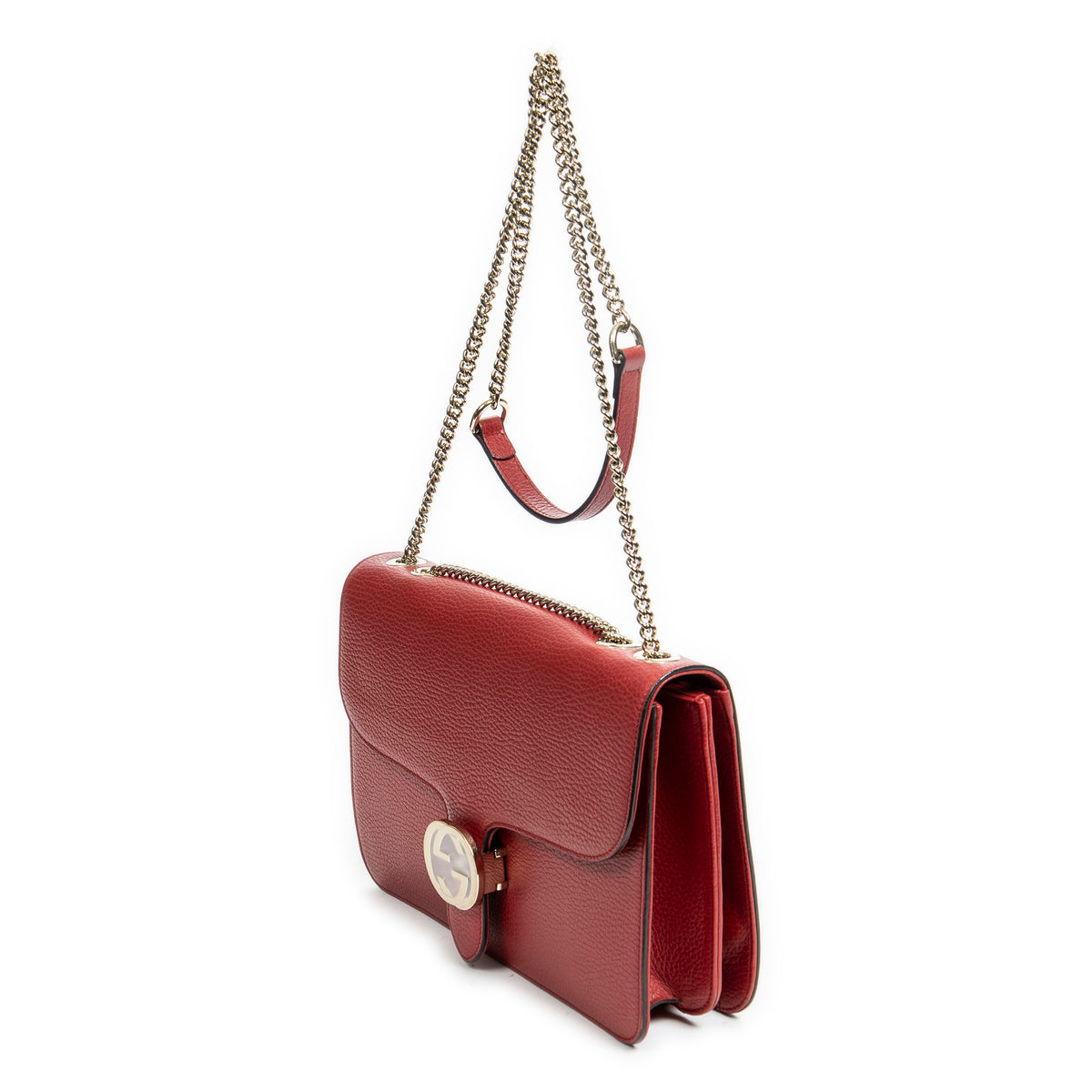 Medium Interlocking GG Chain Crossbody