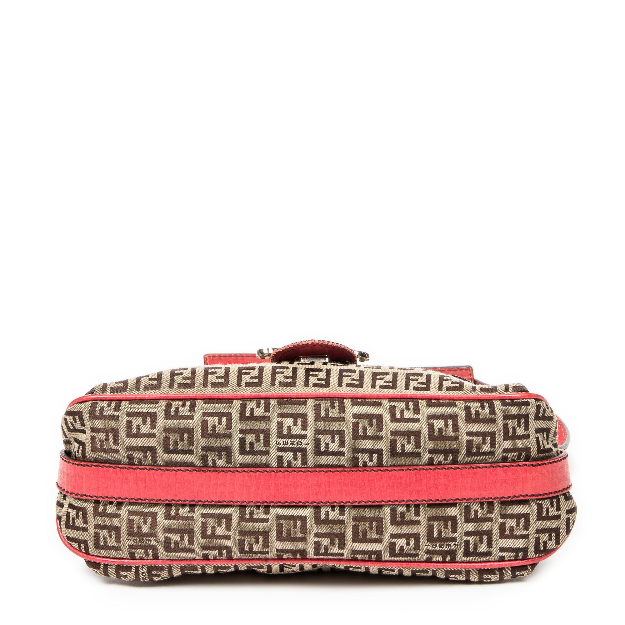 Bicolor Flap Shoulder Bag 