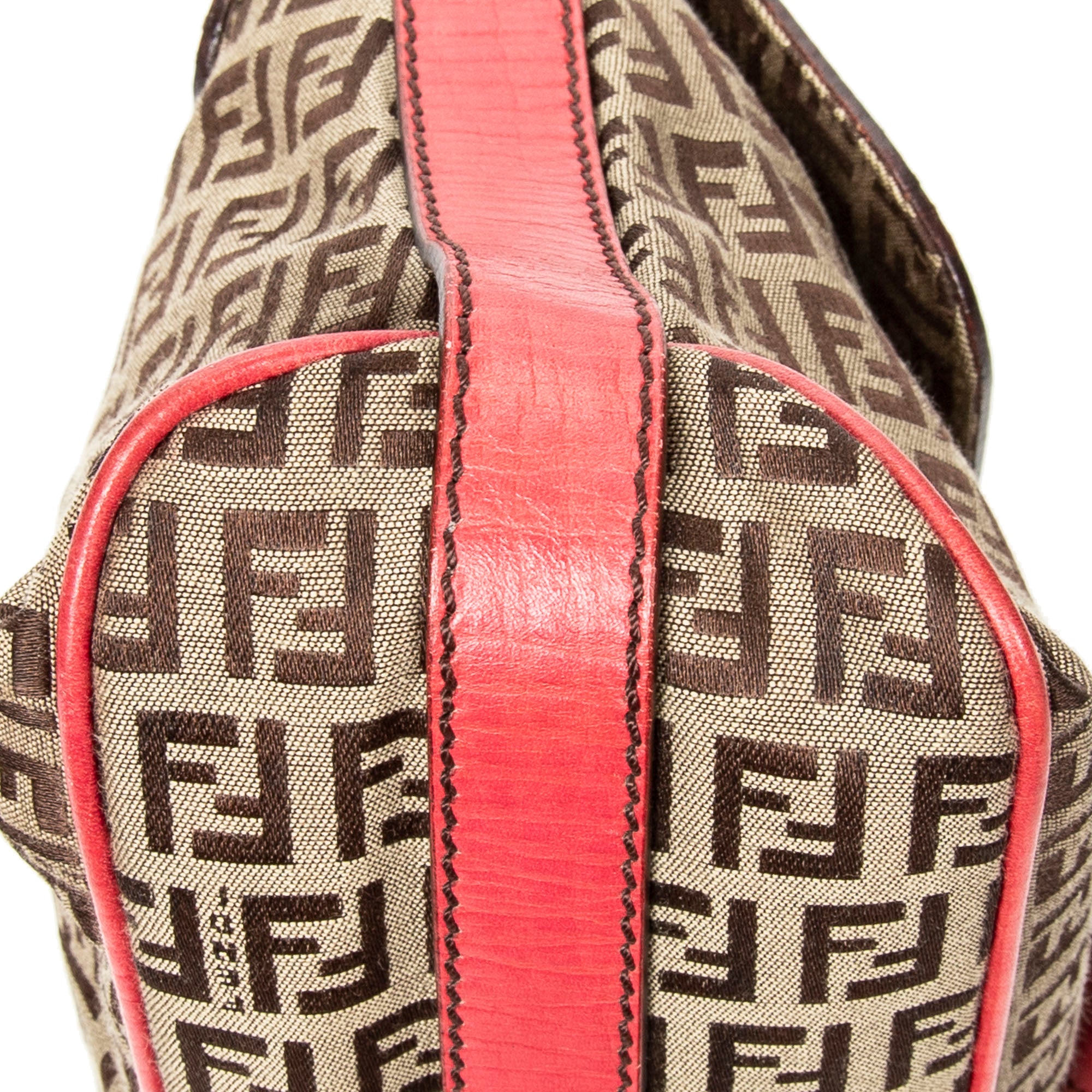 Bicolor Flap Shoulder Bag 