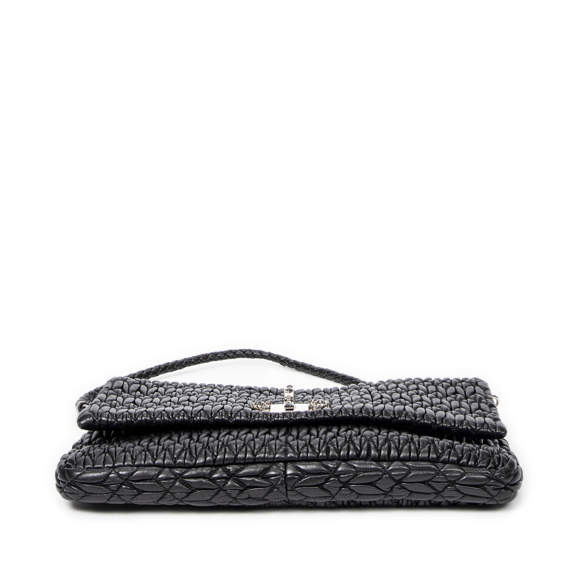 Medium Crystal Flap Clutch 
