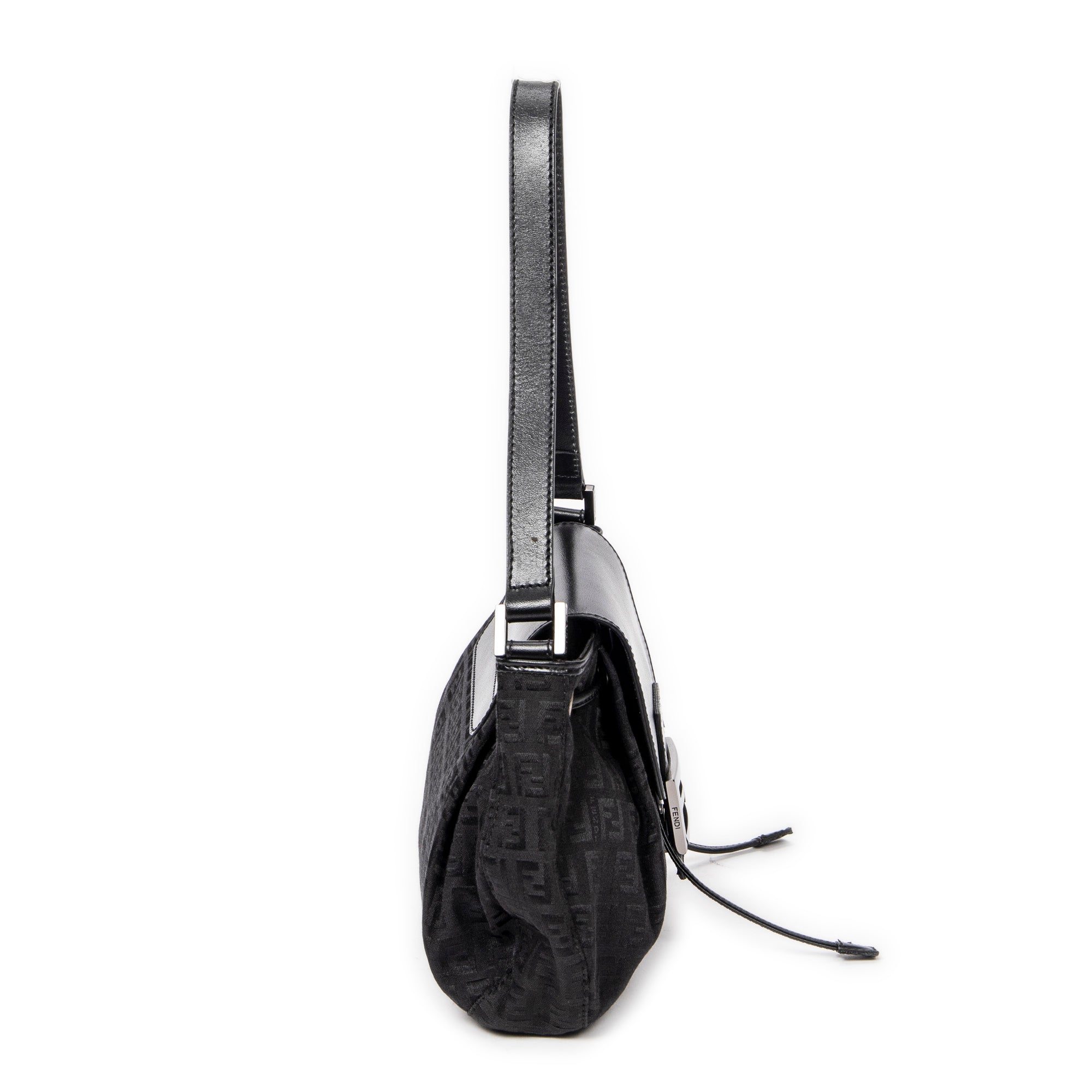 Pleated Drawstring Flap 