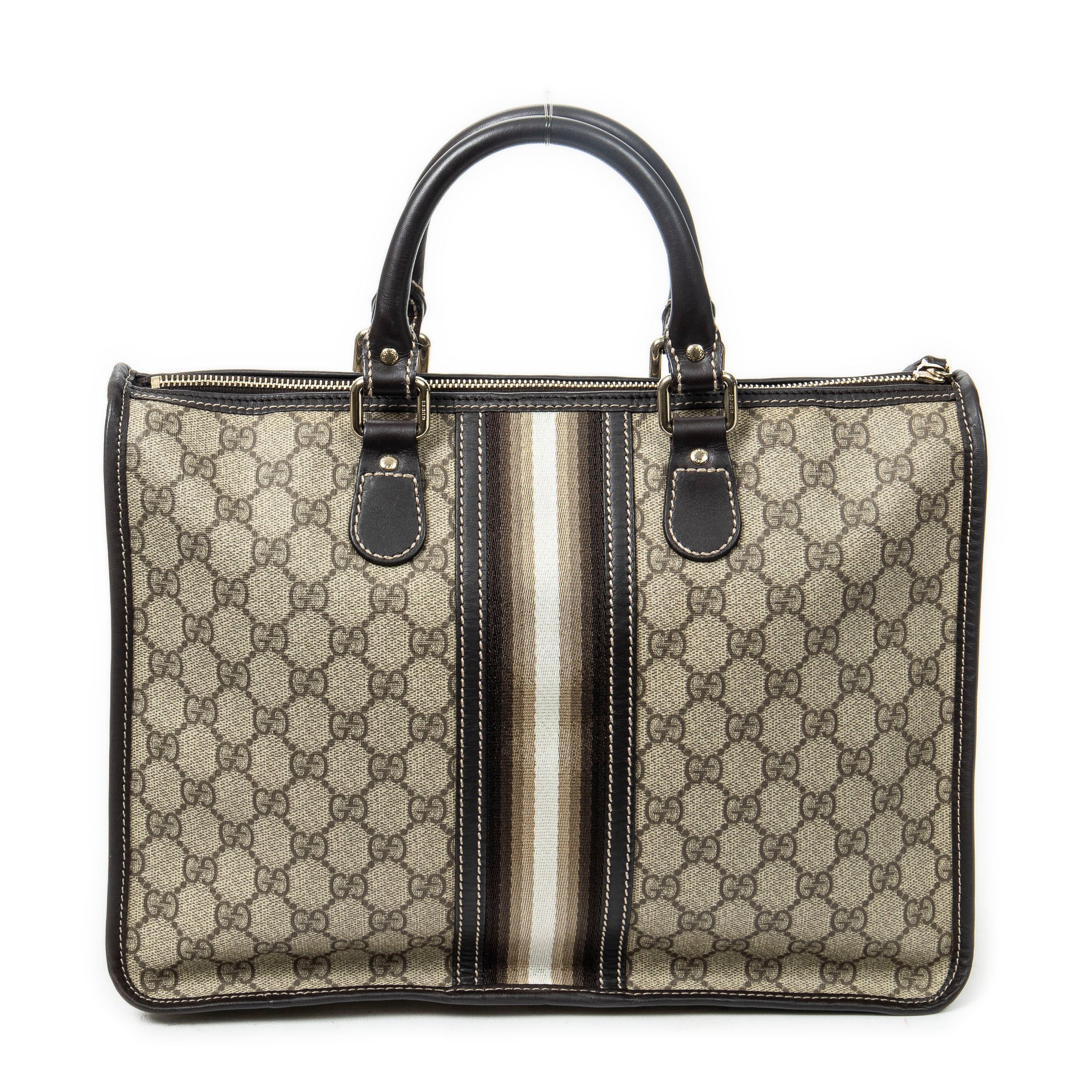 Vintage Web Zip Tote 