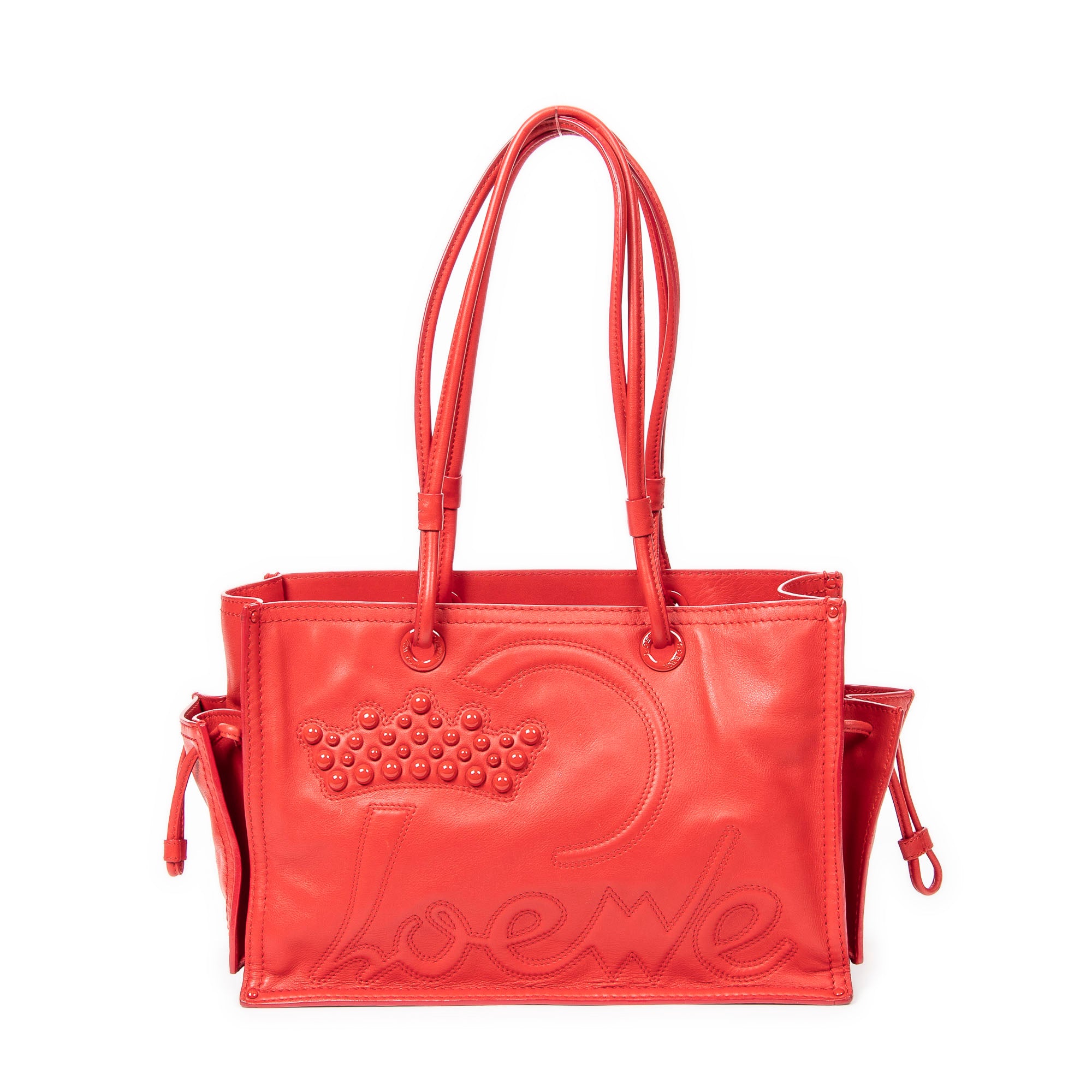 Studded Crown Shopper Tote 