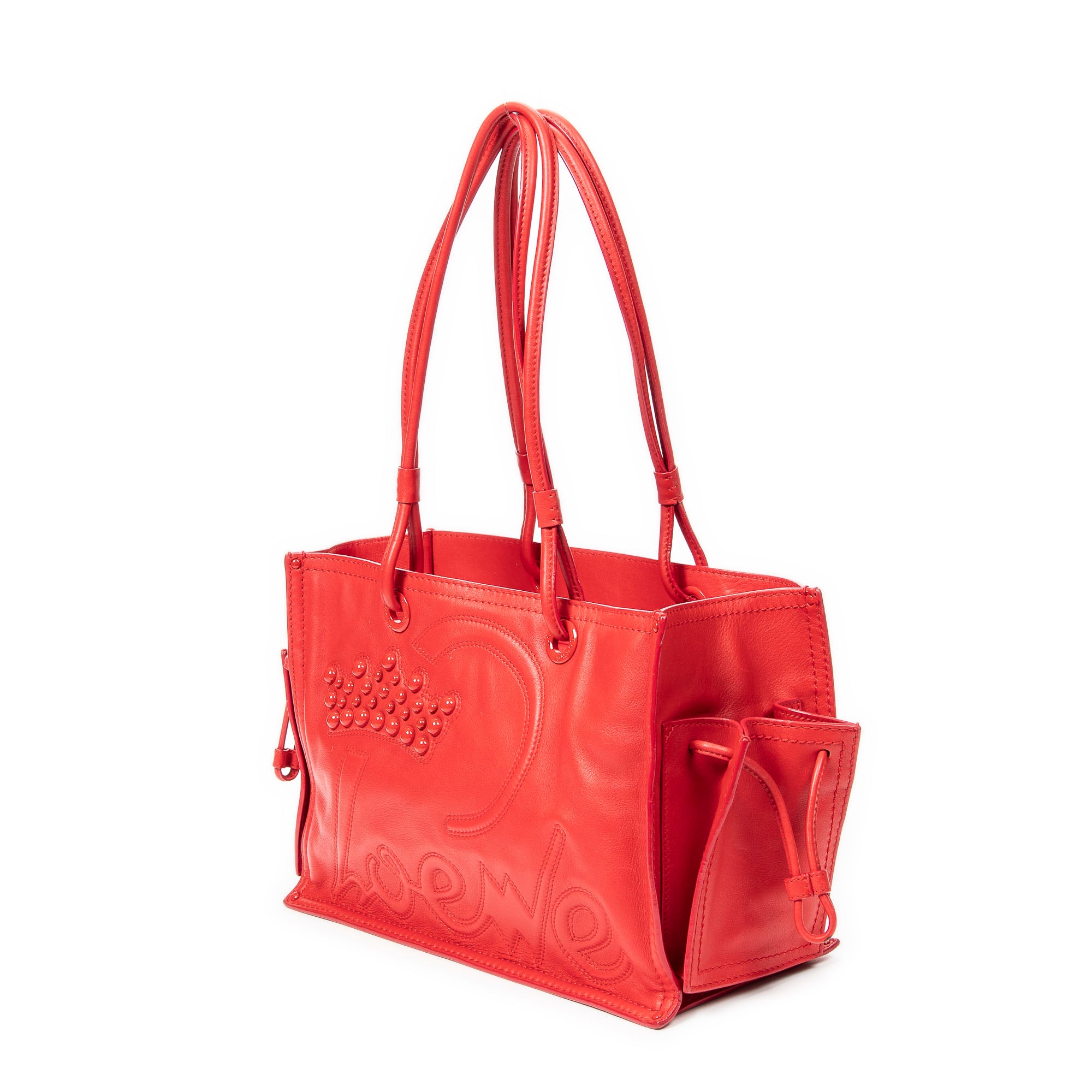 Studded Crown Shopper Tote 