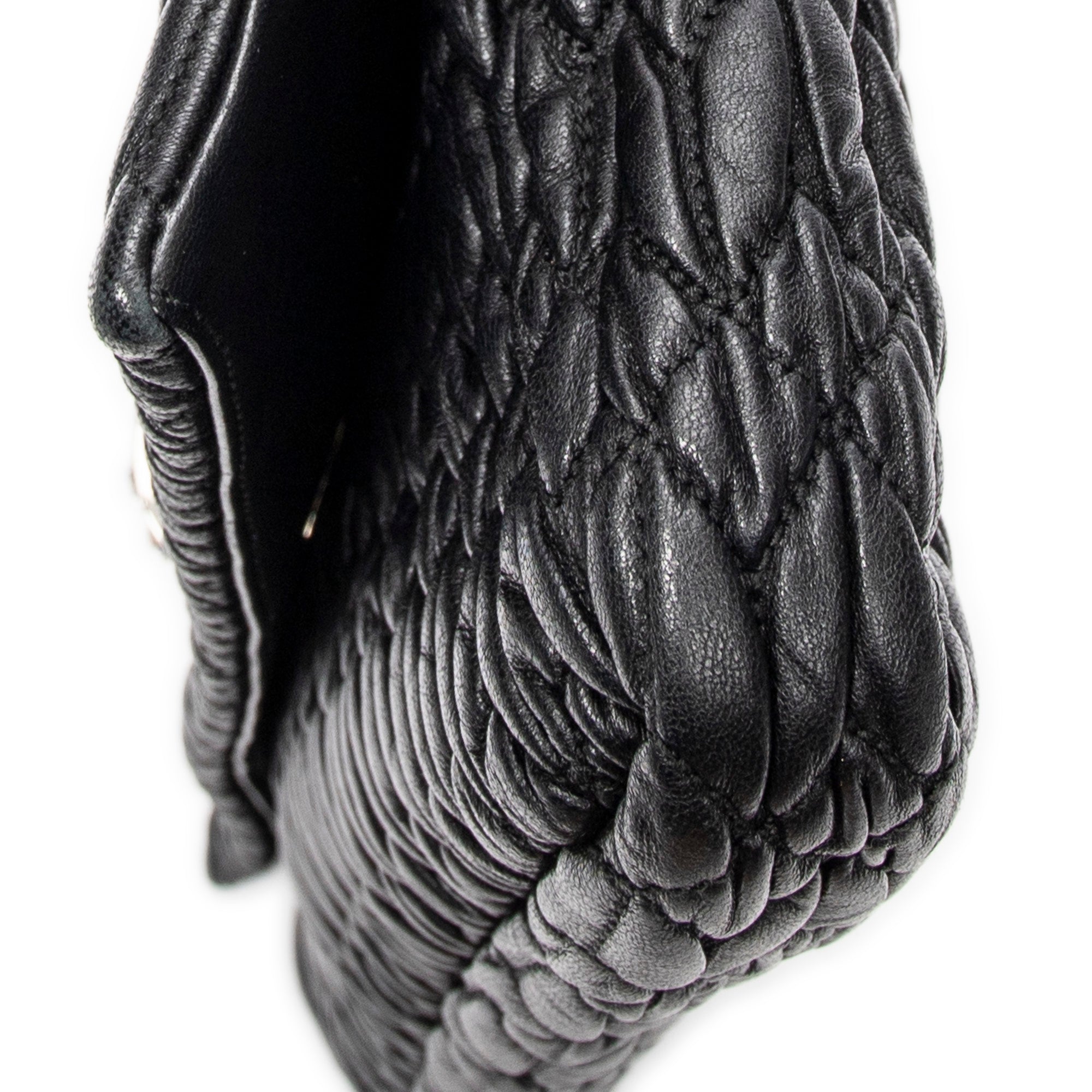 Small Crystal Chain Flap Clutch 