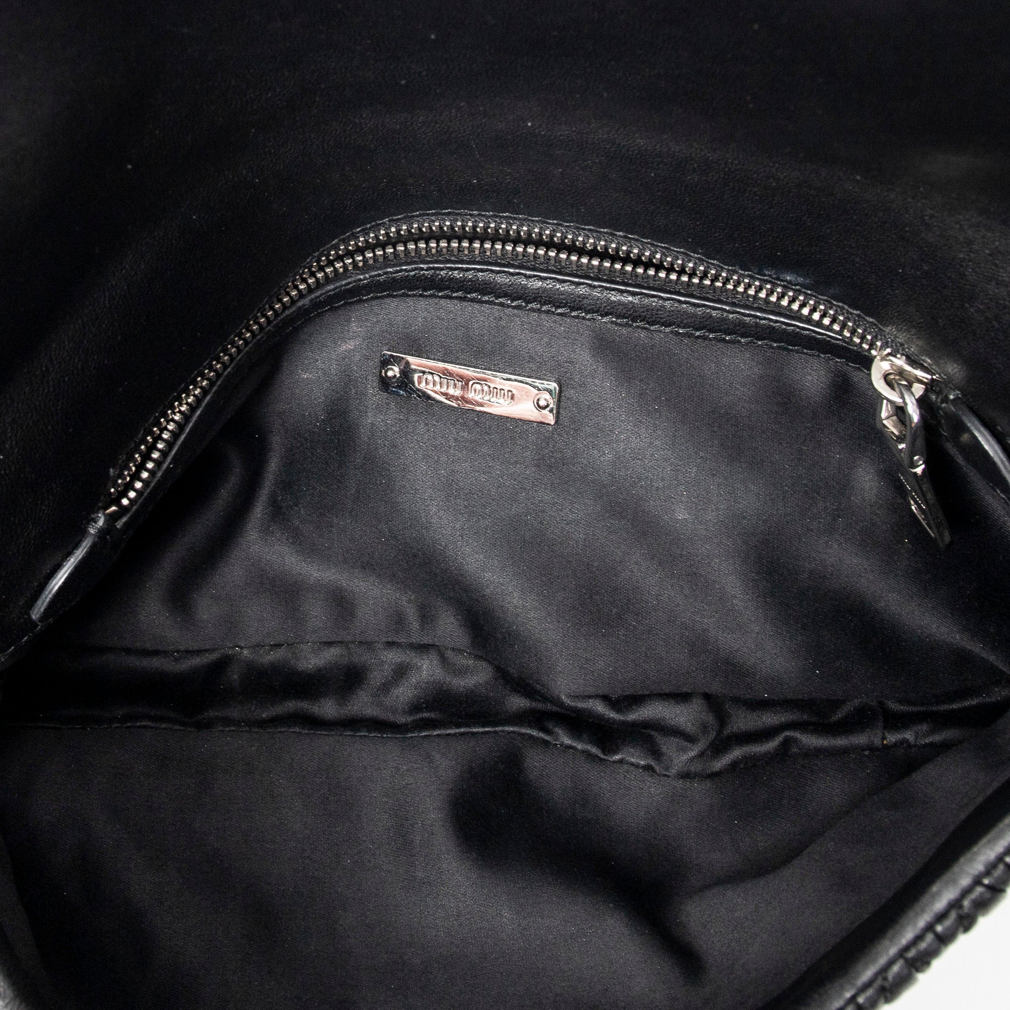 Small Crystal Chain Flap Clutch 