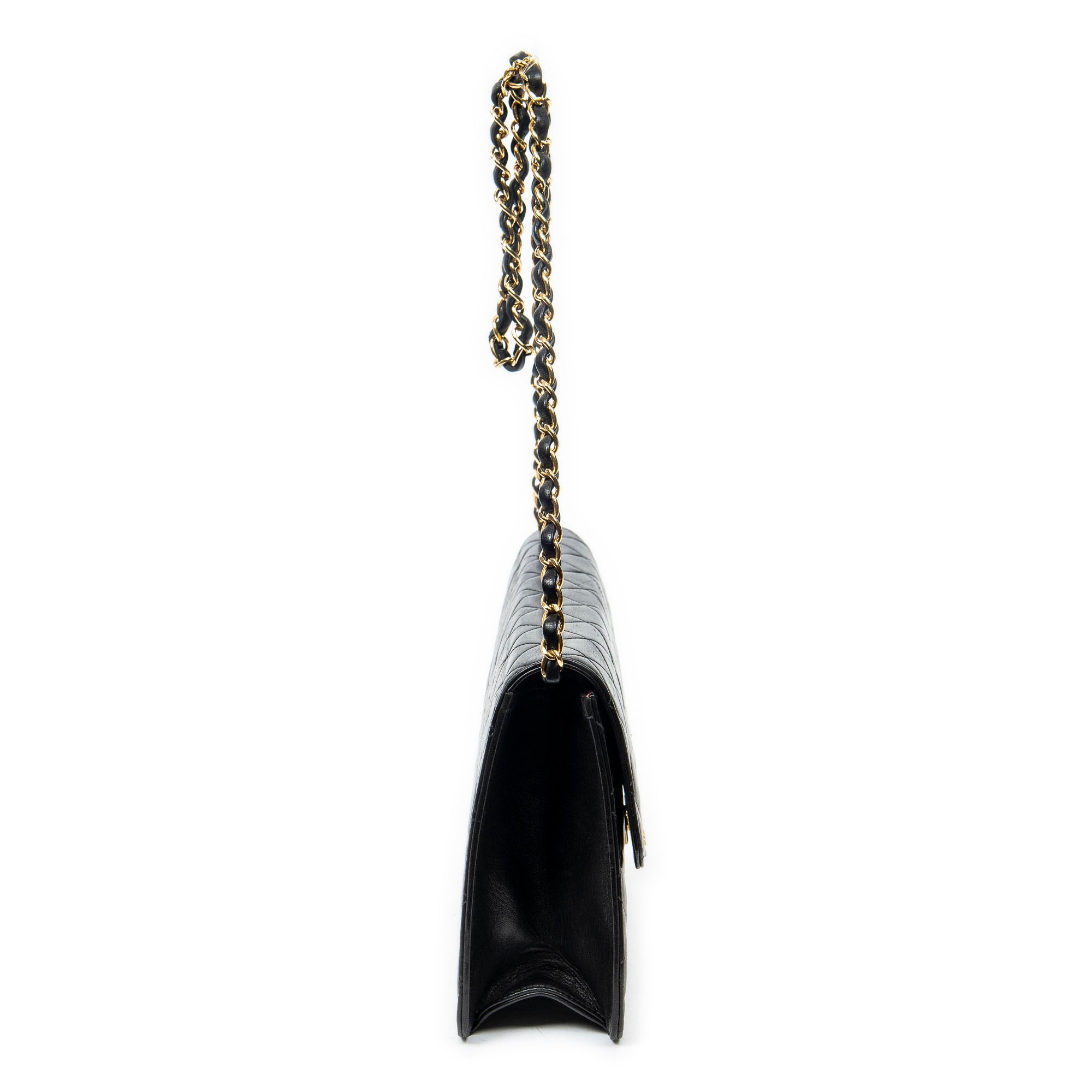 Vintage Push Lock Straight Flap 