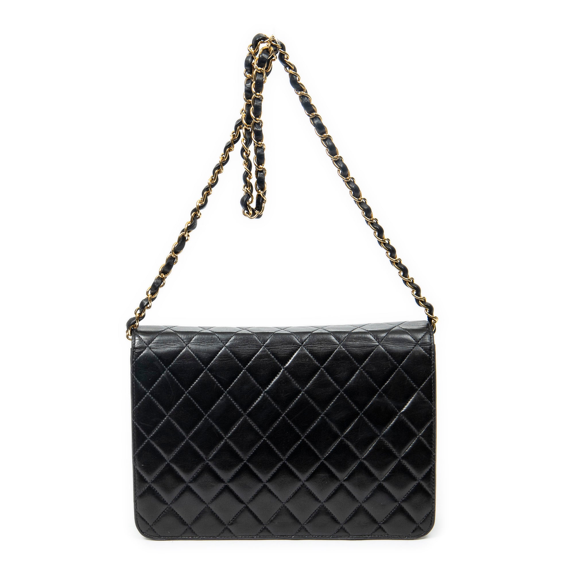 Vintage Push Lock Straight Flap 