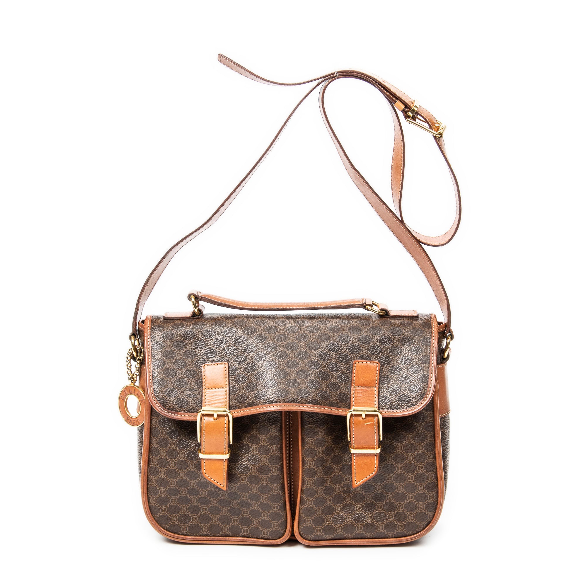 Buckle Flap Satchel 