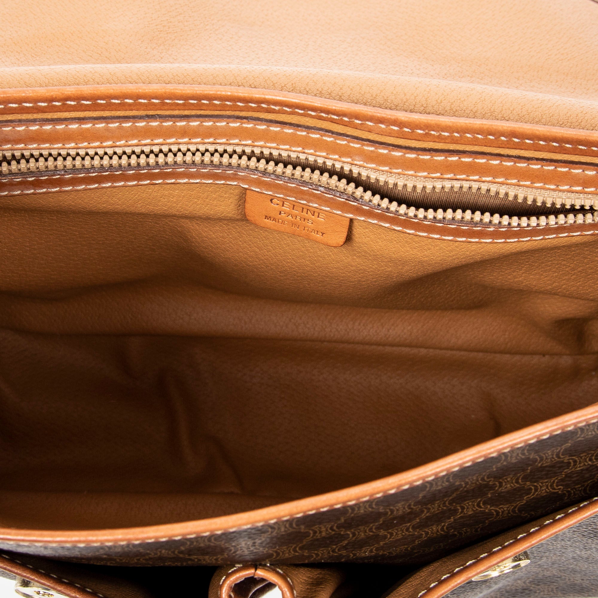 Buckle Flap Satchel 