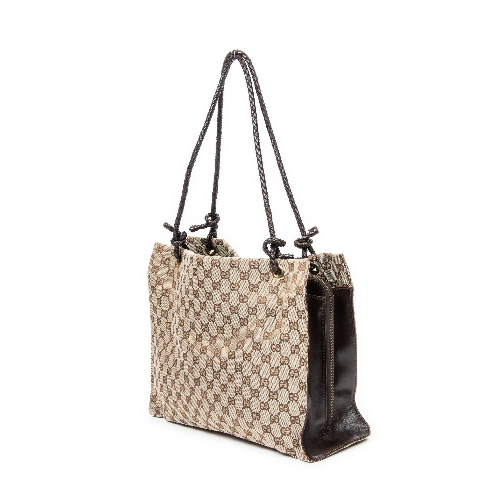 Shopper Braided Handle Tote 
