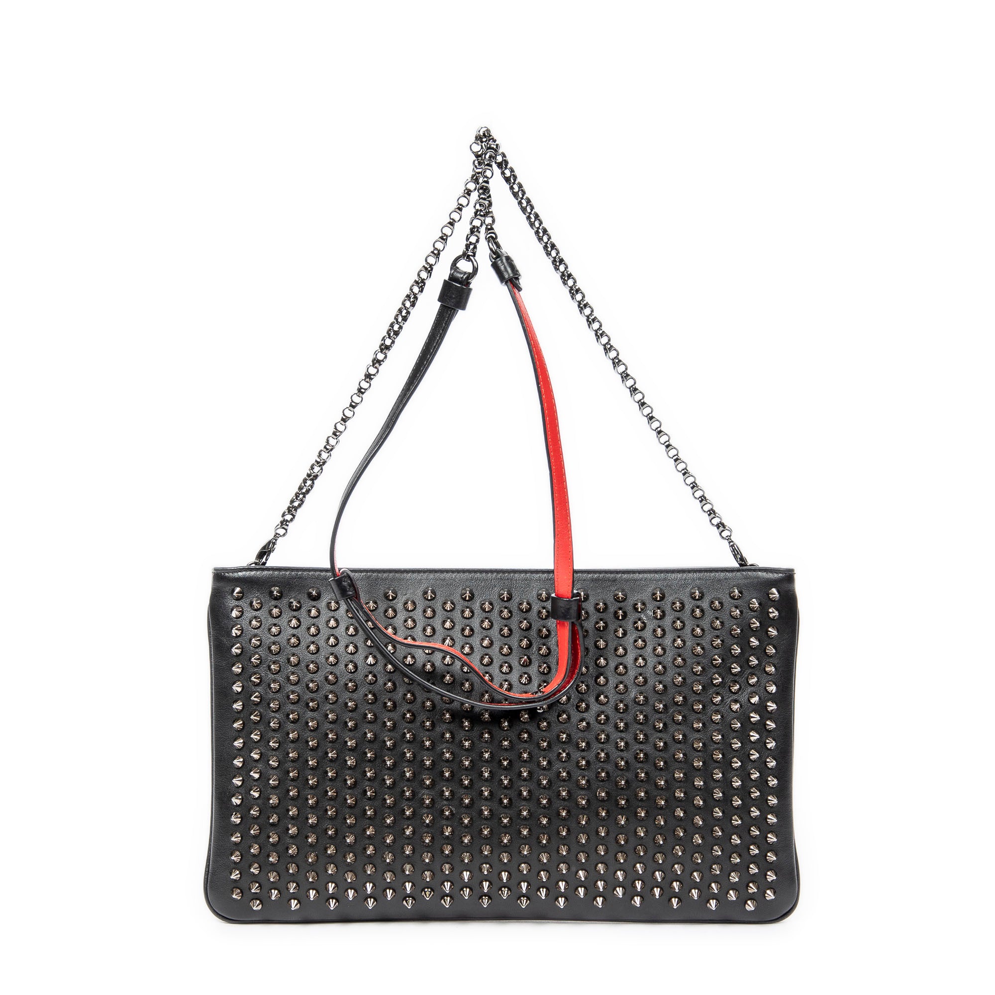 Loubiposh Spiked Clutch 