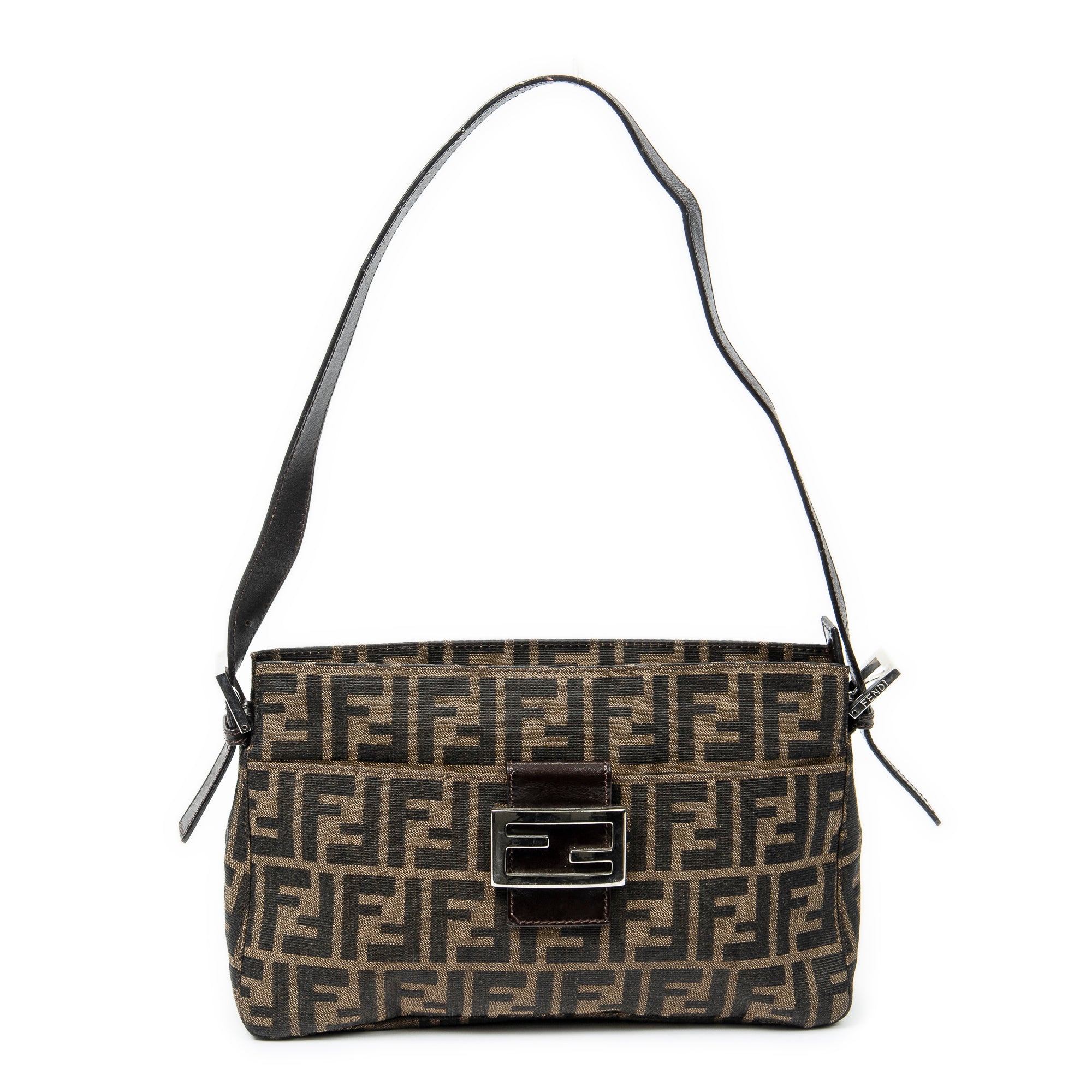 Front Slip Pocket Shoulder Bag 