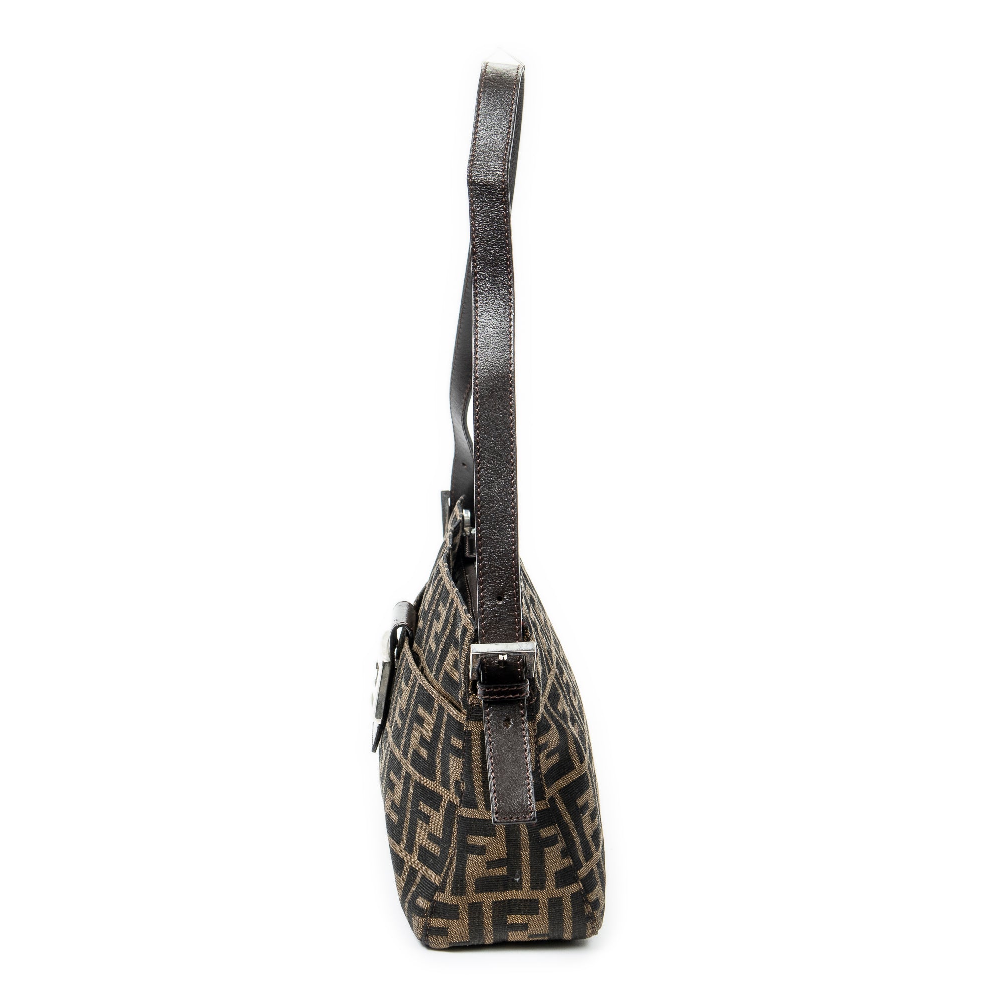 Front Slip Pocket Shoulder Bag 