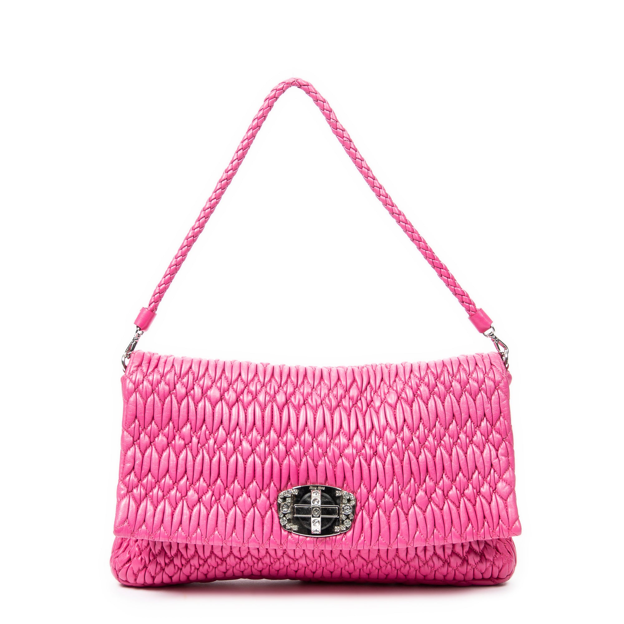 Medium Crystal Flap Clutch 