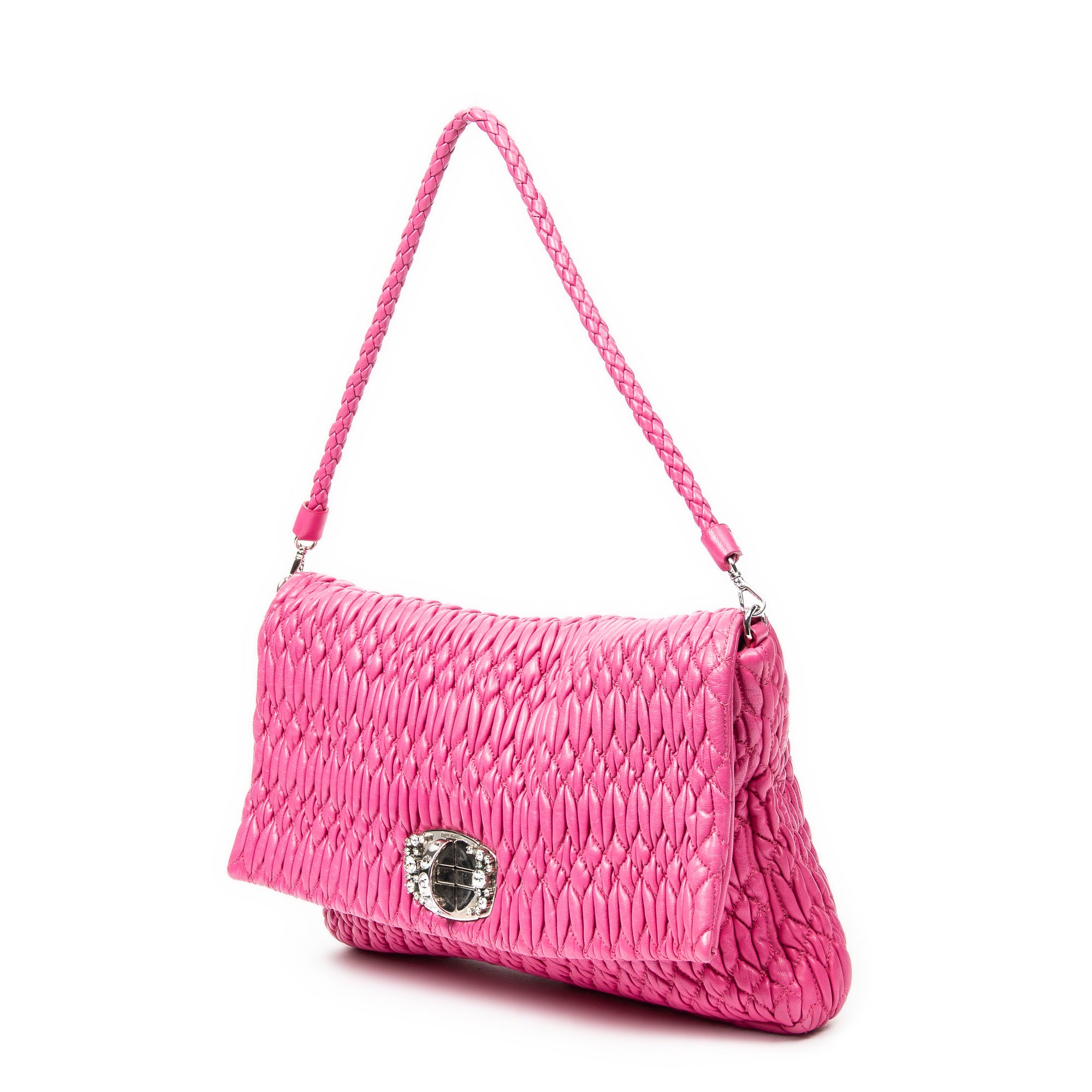 Medium Crystal Flap Clutch 