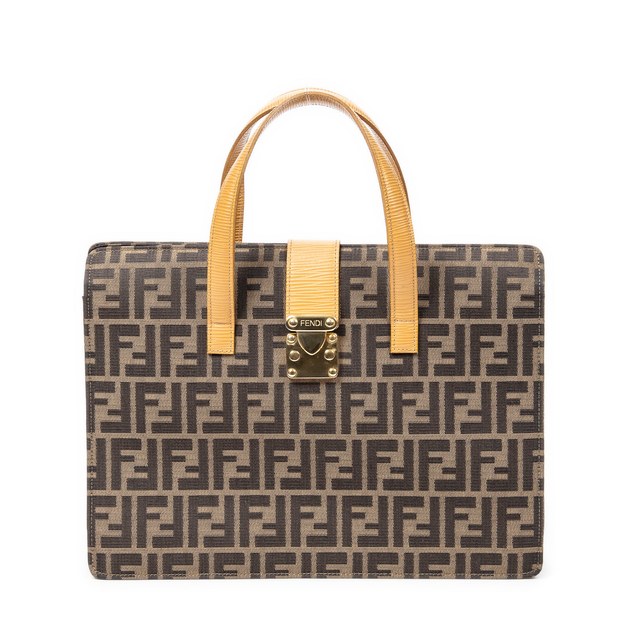 Vintage Pushlock Business Bag 