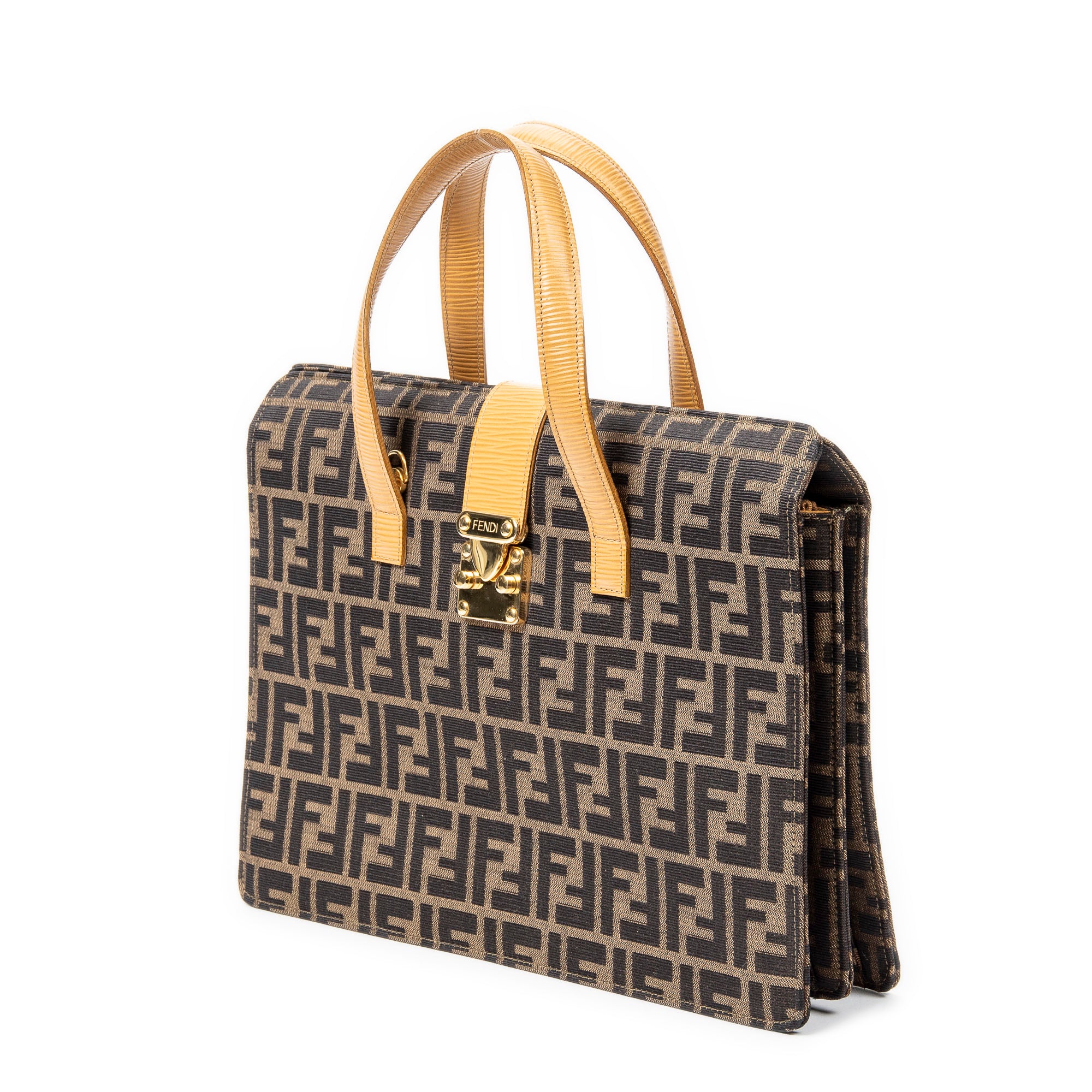 Vintage Pushlock Business Bag 